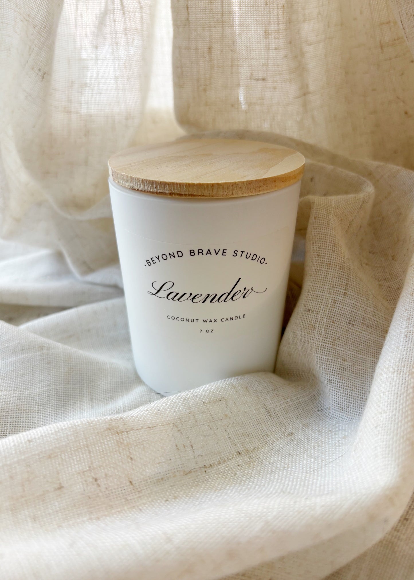 Lavender Candle, Coconut Wax 7 oz