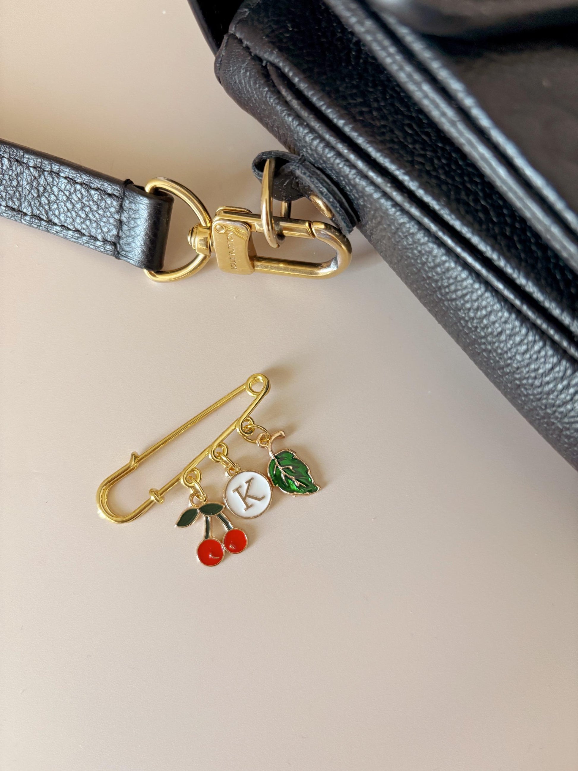 Personalized Cherry Purse Hand Bag Charm for Purse Keychain Shes the Cherry On Top Custom Purse Coquette Bag Charm Bag Accessory for Her