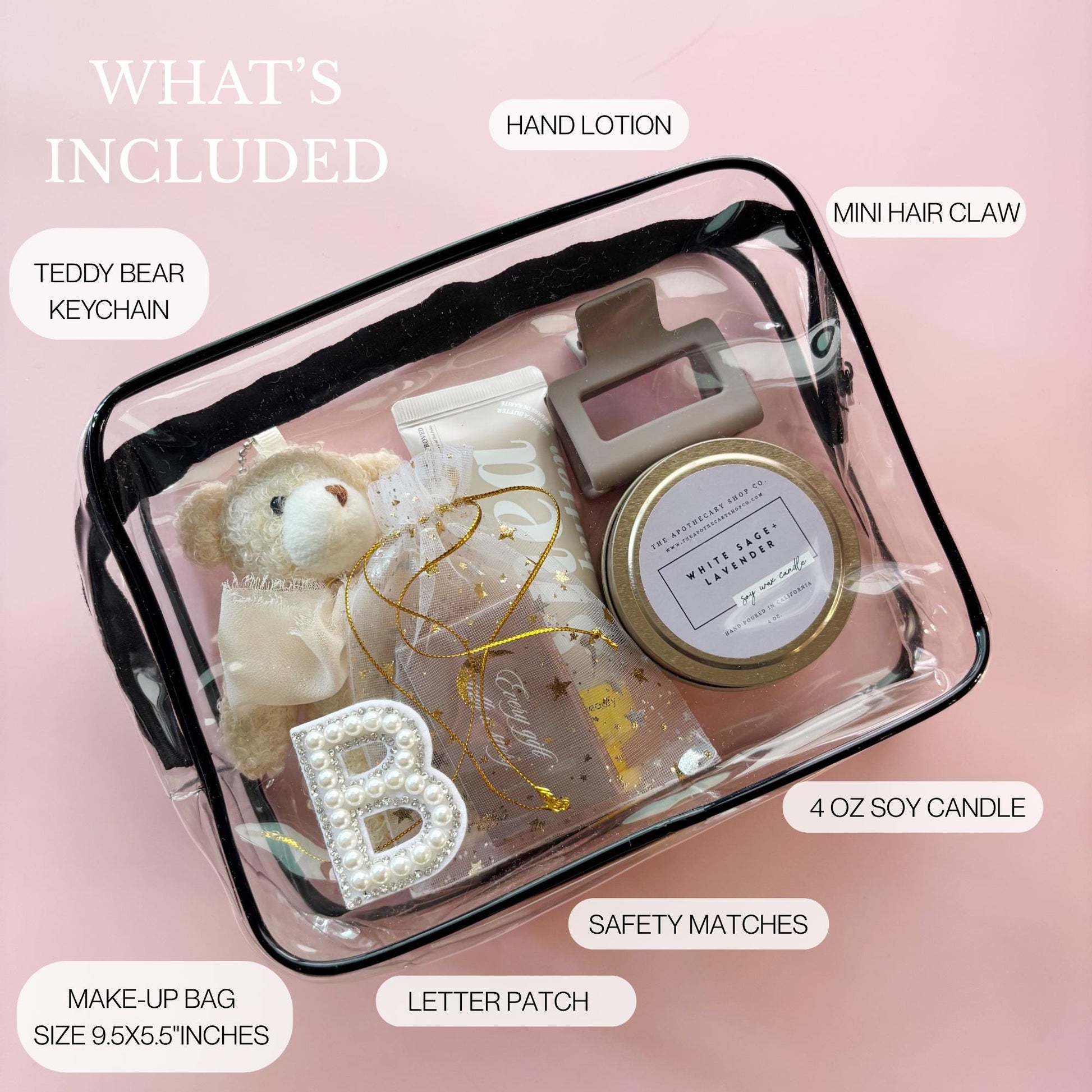 Personalized Holiday Gift for Teen Daughter Spa Make up Bag for Granddaughter Stocking Stuffer Gift for 12 Year Old Birthday Spa Party Favor