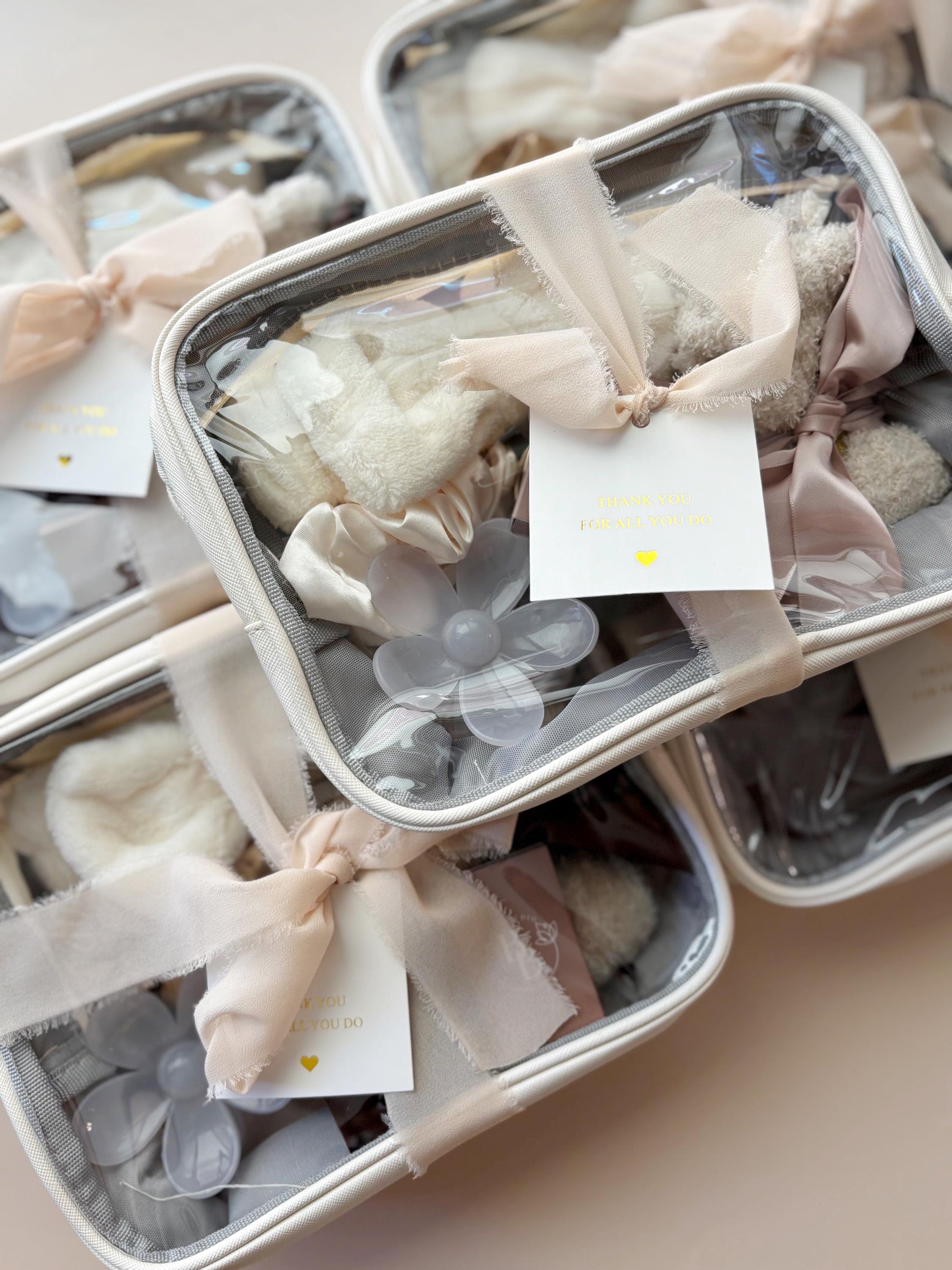 Cozy Fall Gift Set: Spa Headband, Socks & Candle - Hostess Thank You