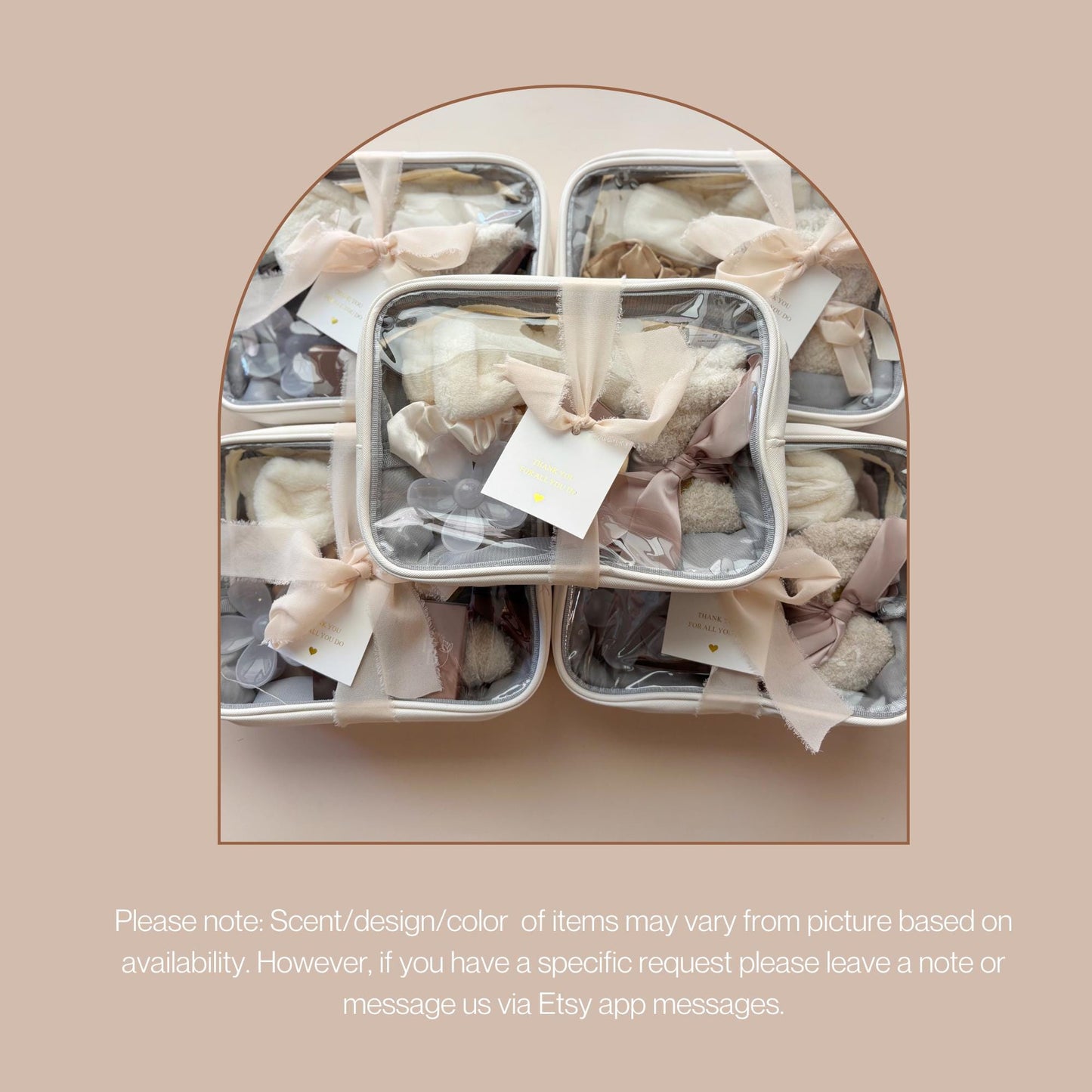 Cozy Fall Gift Set: Spa Headband, Socks & Candle - Hostess Thank You