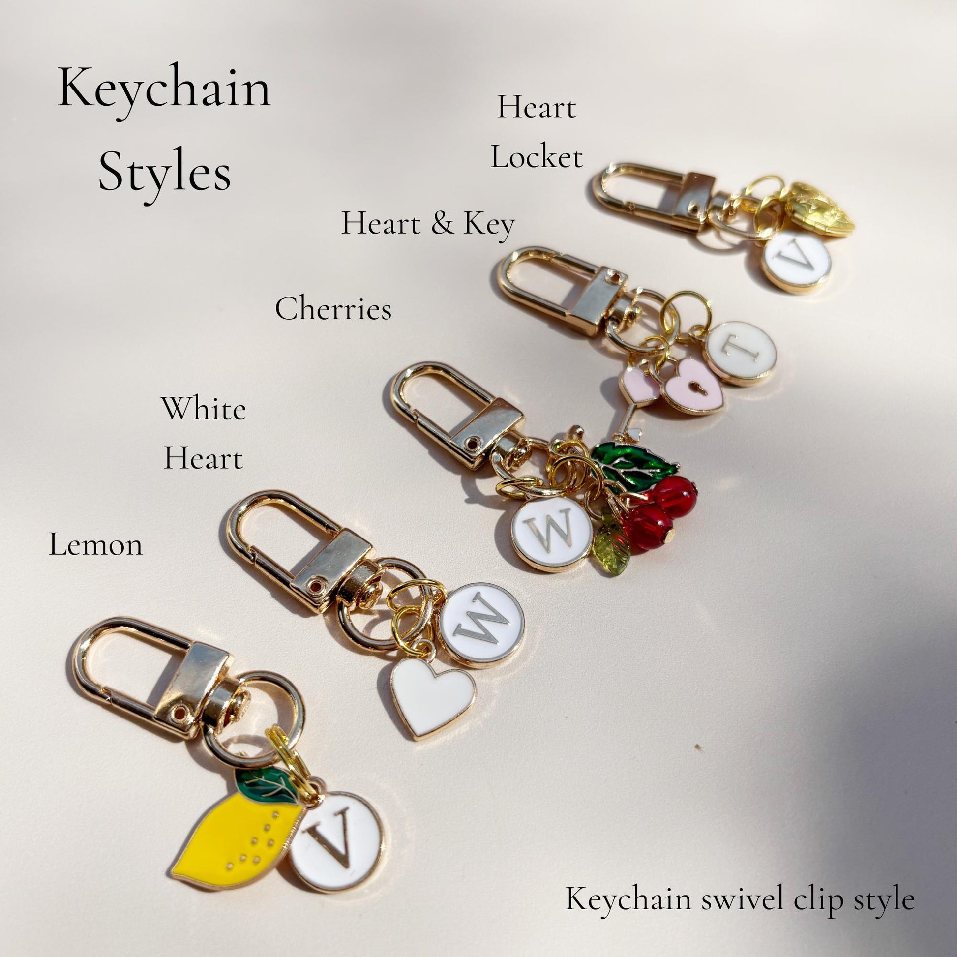 Custom Initial Keychain Trendy Purse Charm Personalized Bag Accessory for Handbag Keychain Diaper Bag Tag Gift for Holiday Stocking Stuffer