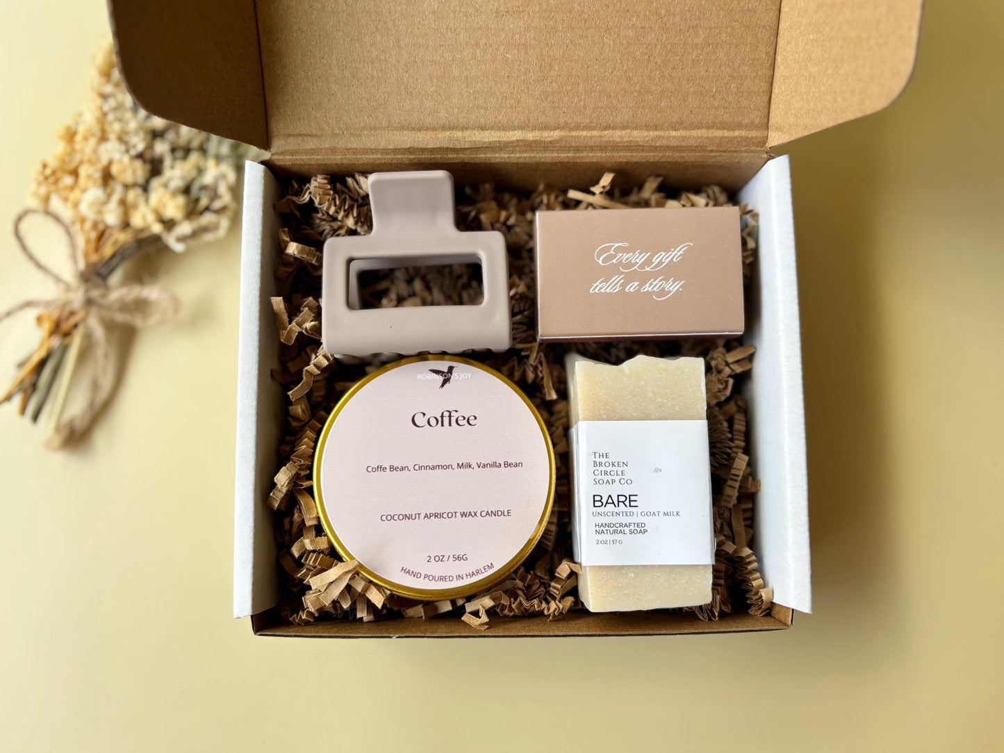 Cozy hygge autumn spa giftset fall relaxation kit basket sweater weather fall birthday gift hostess giftbox for sending hugs and sunshine