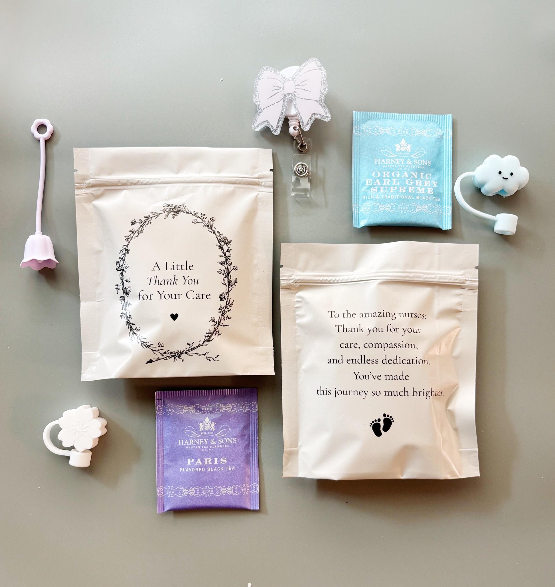 Nurse Appreciation Gift Bag Cute Nurse Badge Reel Gift for labor and delivery nurse thank you gift for hospital staff bulk nurse gift favor