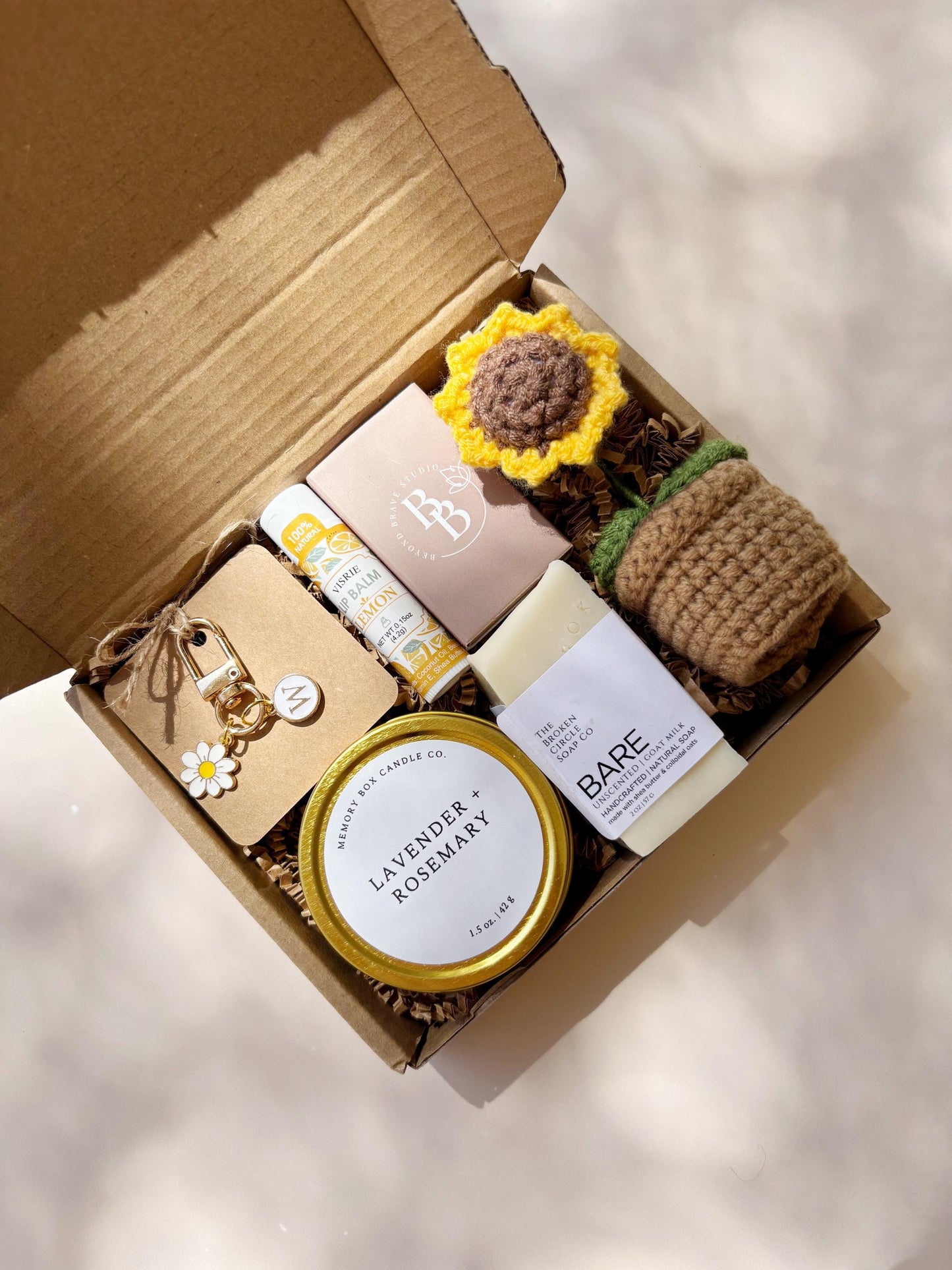 Sunshine Gift Box Cheer Up Care Package Hygge Comfort Cozy Surprise Happiness Mail Delivery Present Teacher Appreciation Set Encouragement