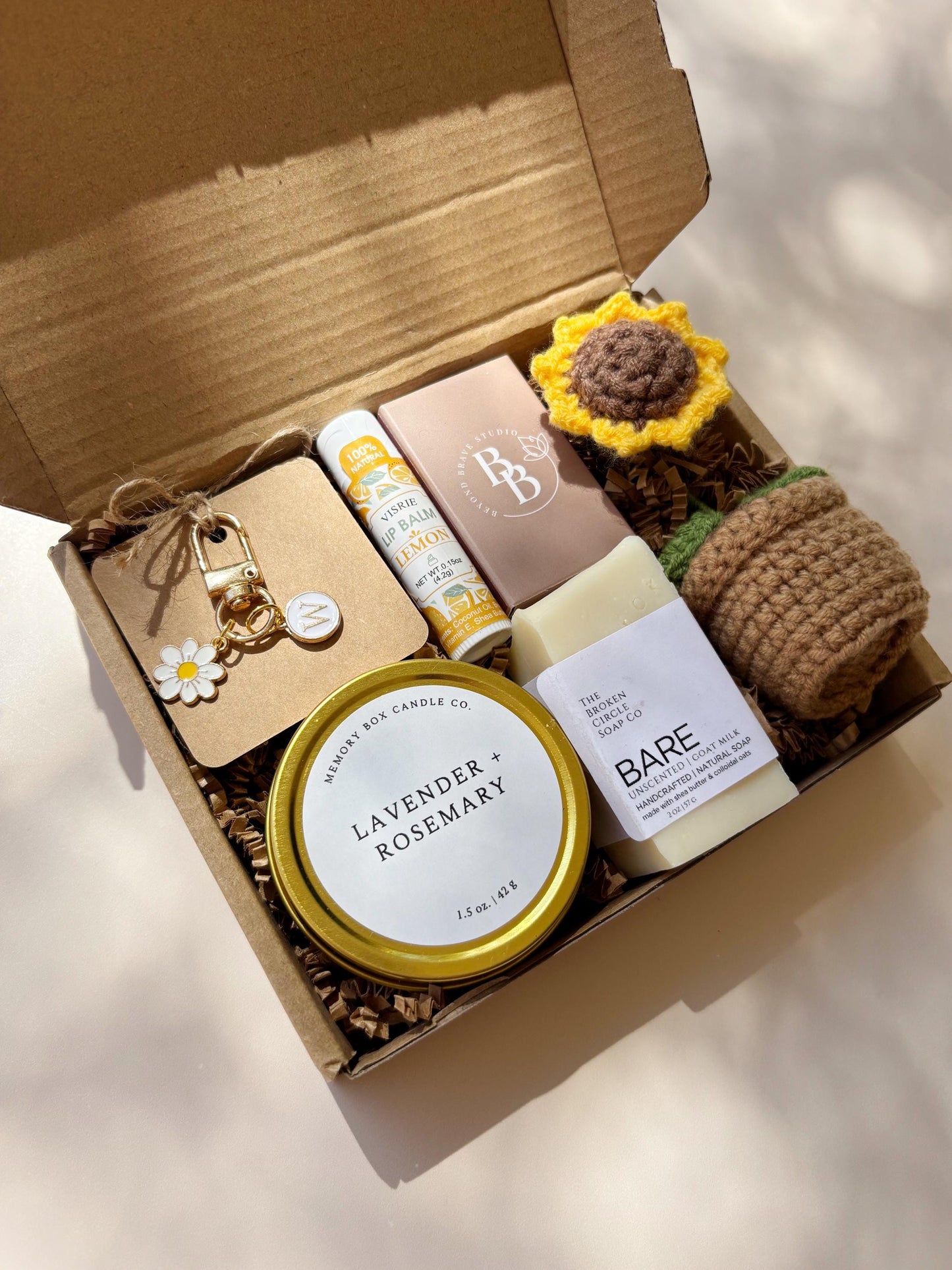 Sunshine Gift Box Cheer Up Care Package Hygge Comfort Cozy Surprise Happiness Mail Delivery Present Teacher Appreciation Set Encouragement