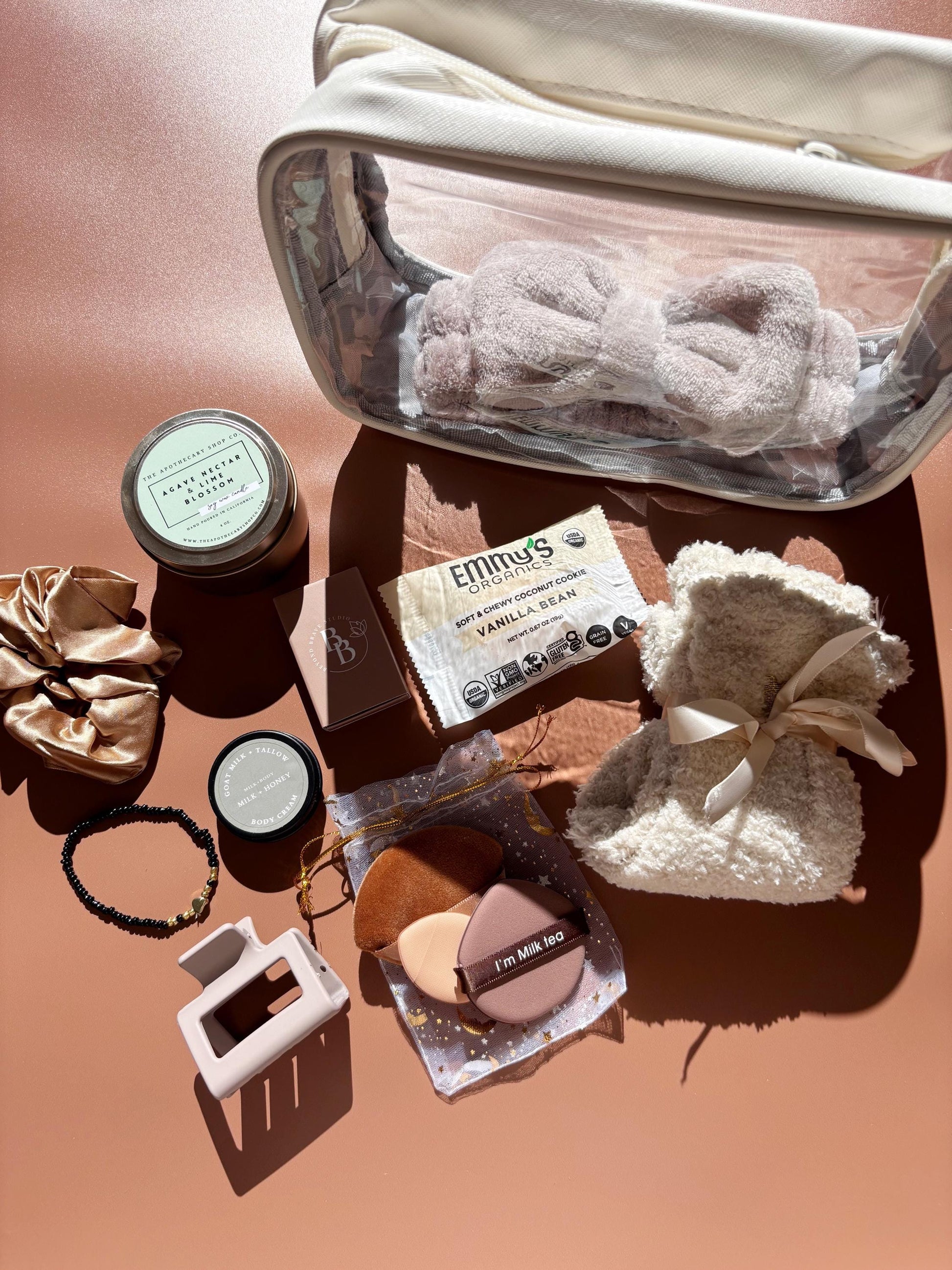 Selfcare Gift Box Spa Kit Beauty Care Package Set Relaxation Basket Collection Makeup Bag Travel Accessory Wellness Item Birthday Present