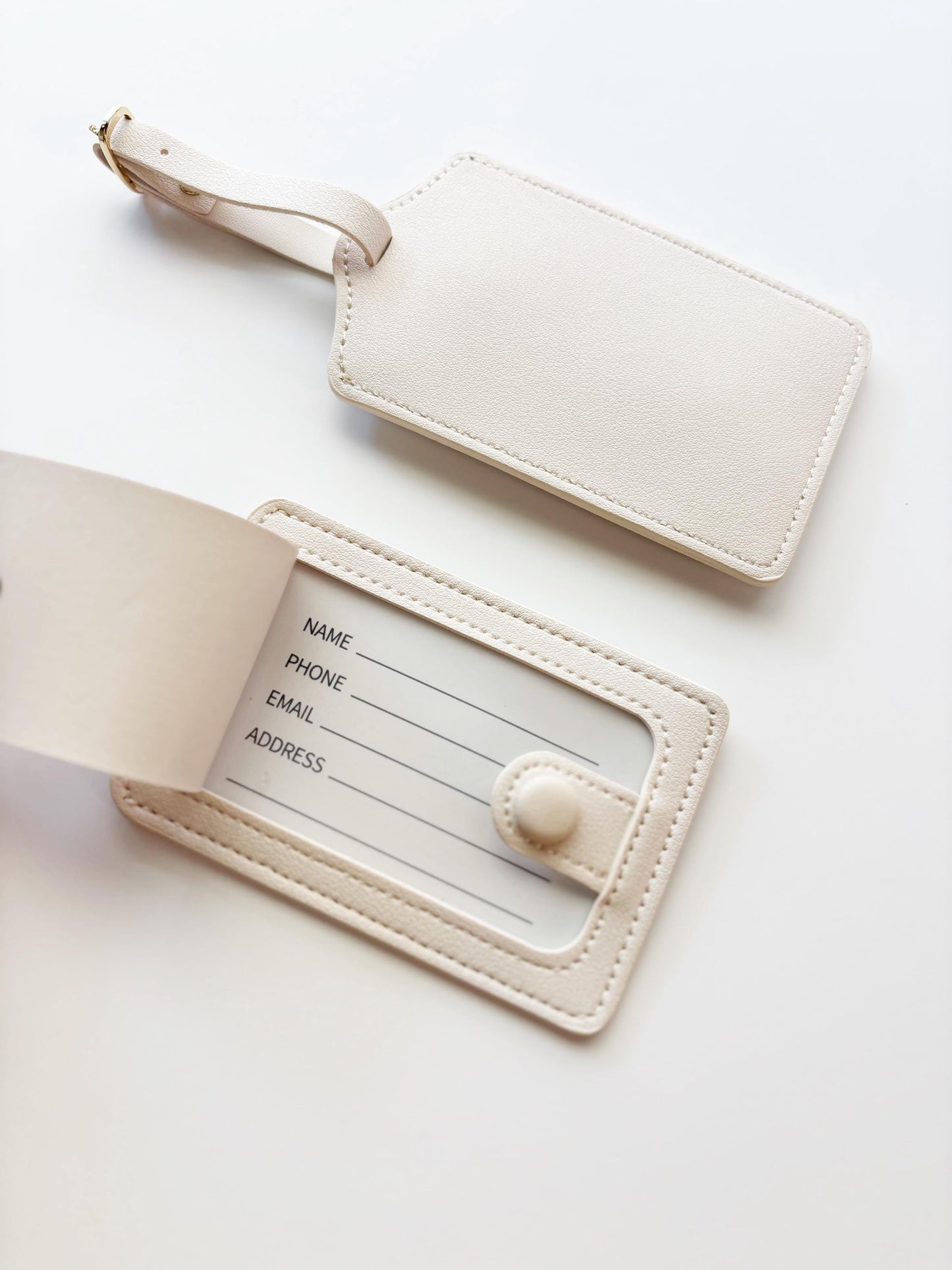 Personalized Luggage Tag Suitcase Bag Tag Gift for Vacation Travel Embossed Monogram Family Matching Carry-on Duffel Bag Name Tag for Team