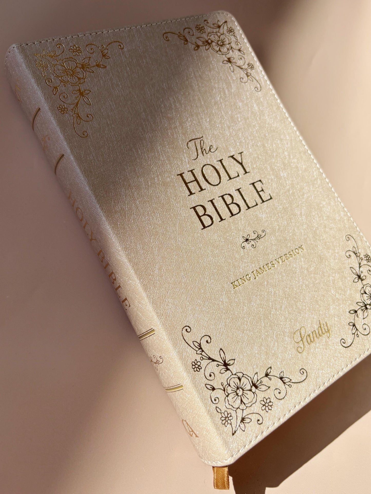 Personalized KJV Bible for Women Custom Holy Bible Gift Engraved First Christian Bible for Her Baptism Gift Devotional & Study Bible