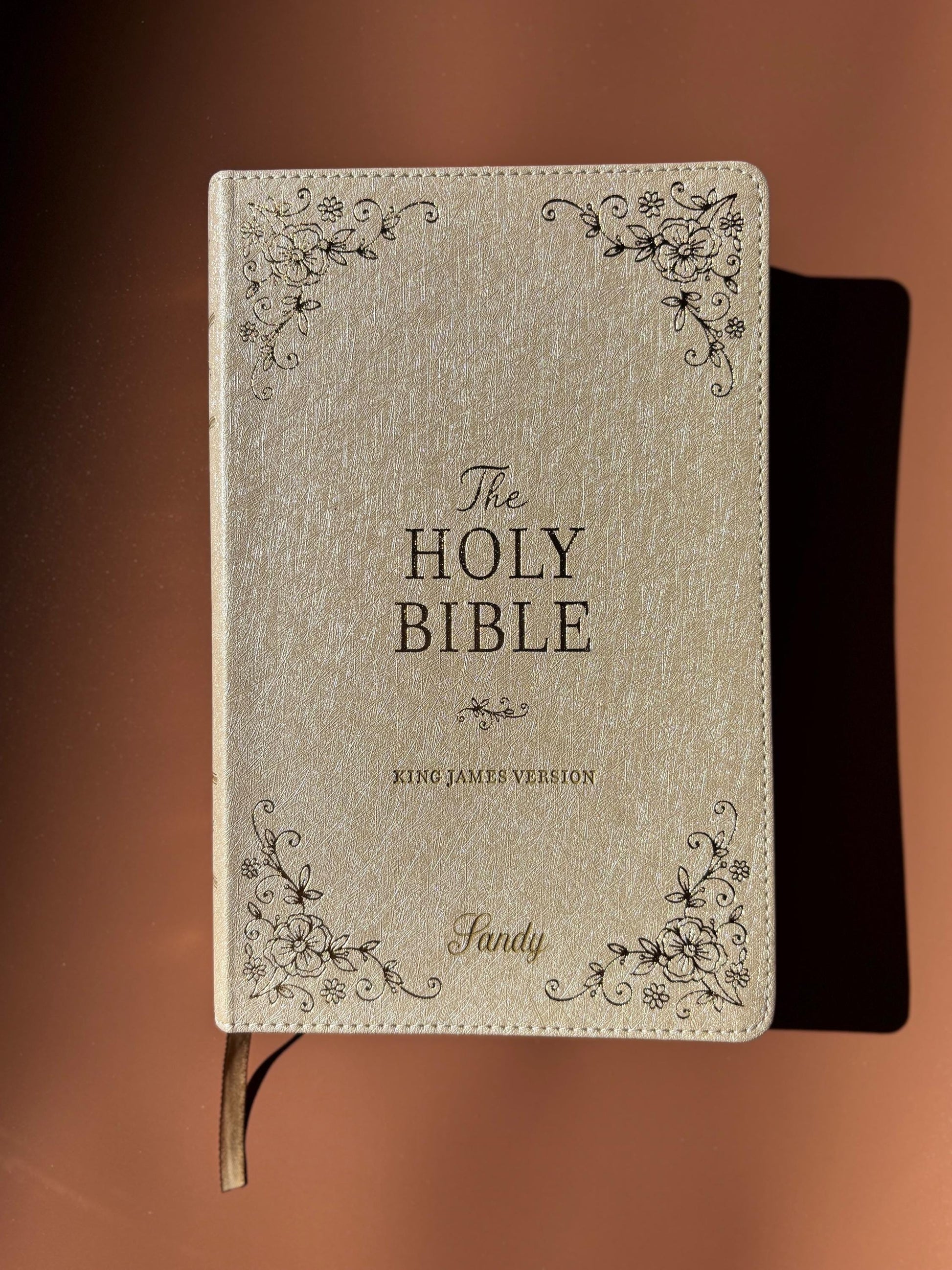 Personalized KJV Bible for Women Custom Holy Bible Gift Engraved First Christian Bible for Her Baptism Gift Devotional & Study Bible