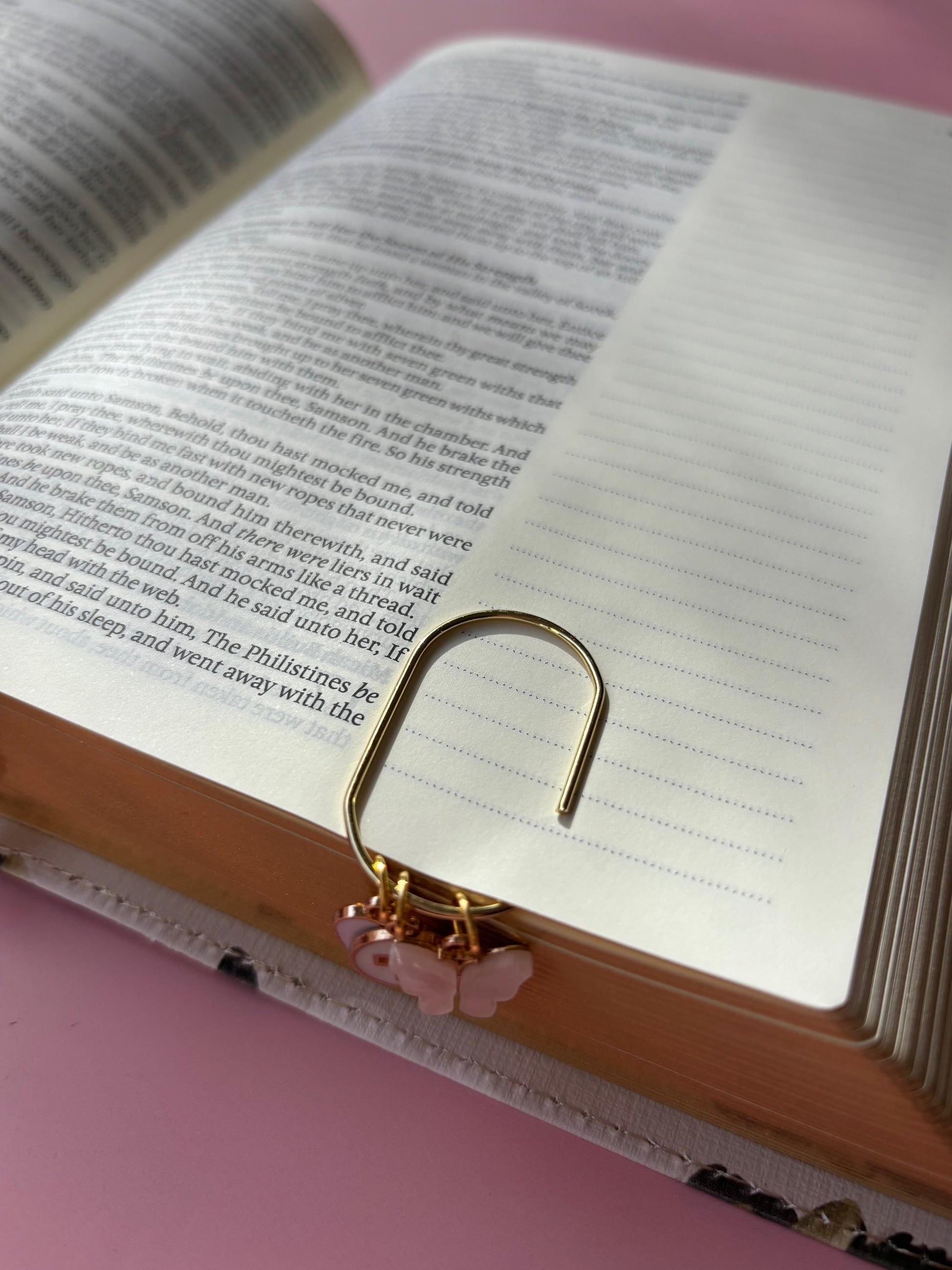 Gold Jumbo Paper Clip Planner Budget Binder Charm New Year 2026 Journal Accessory Page Marker Gold Large Paper Clip Holder Bow Bookmark