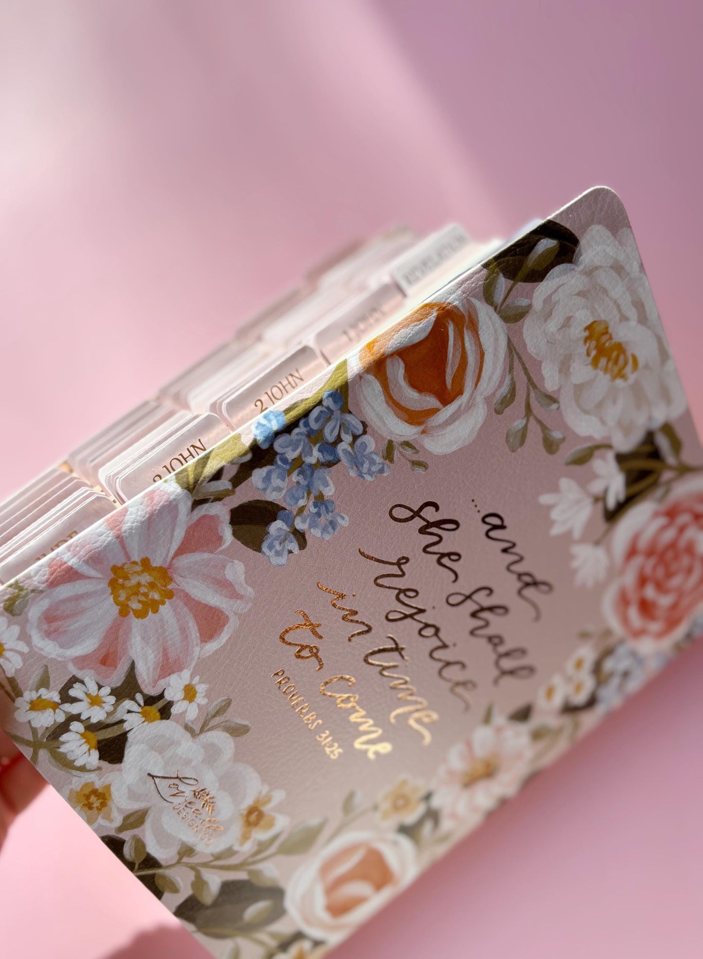 Pink Floral Tabbed Bible Gift for Christian Women First New Holy Bible Study Gift for Daughter Baptism Devotional Gift for Christian Mom