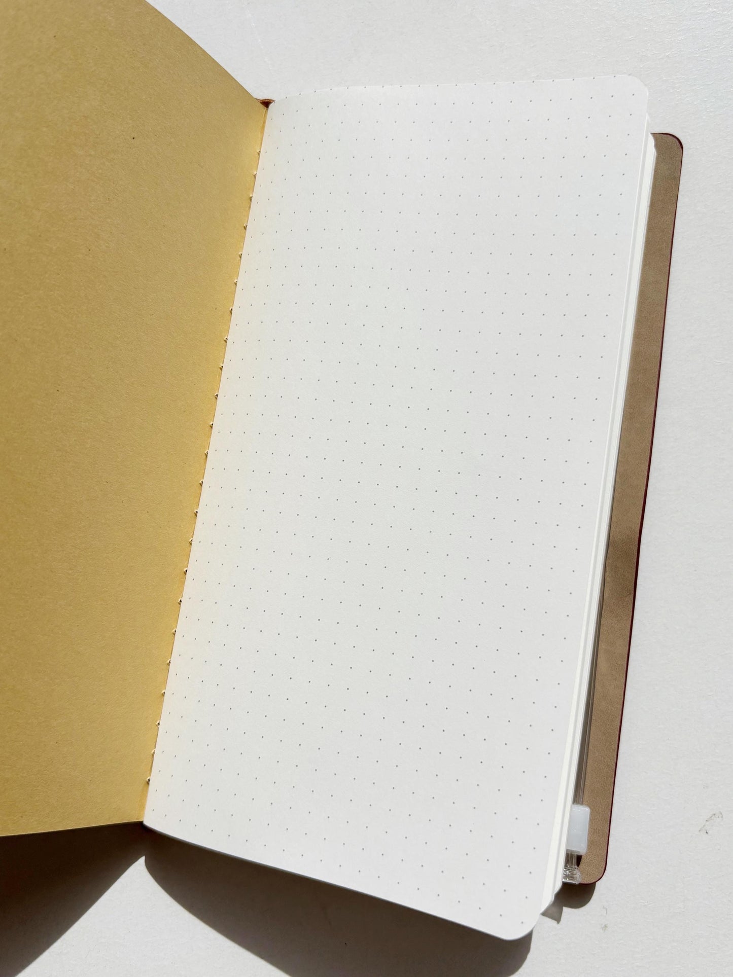 Personalized traveler leather journal notebook custom vegan leather engraved refillable luxury journal cover faux leather notebook