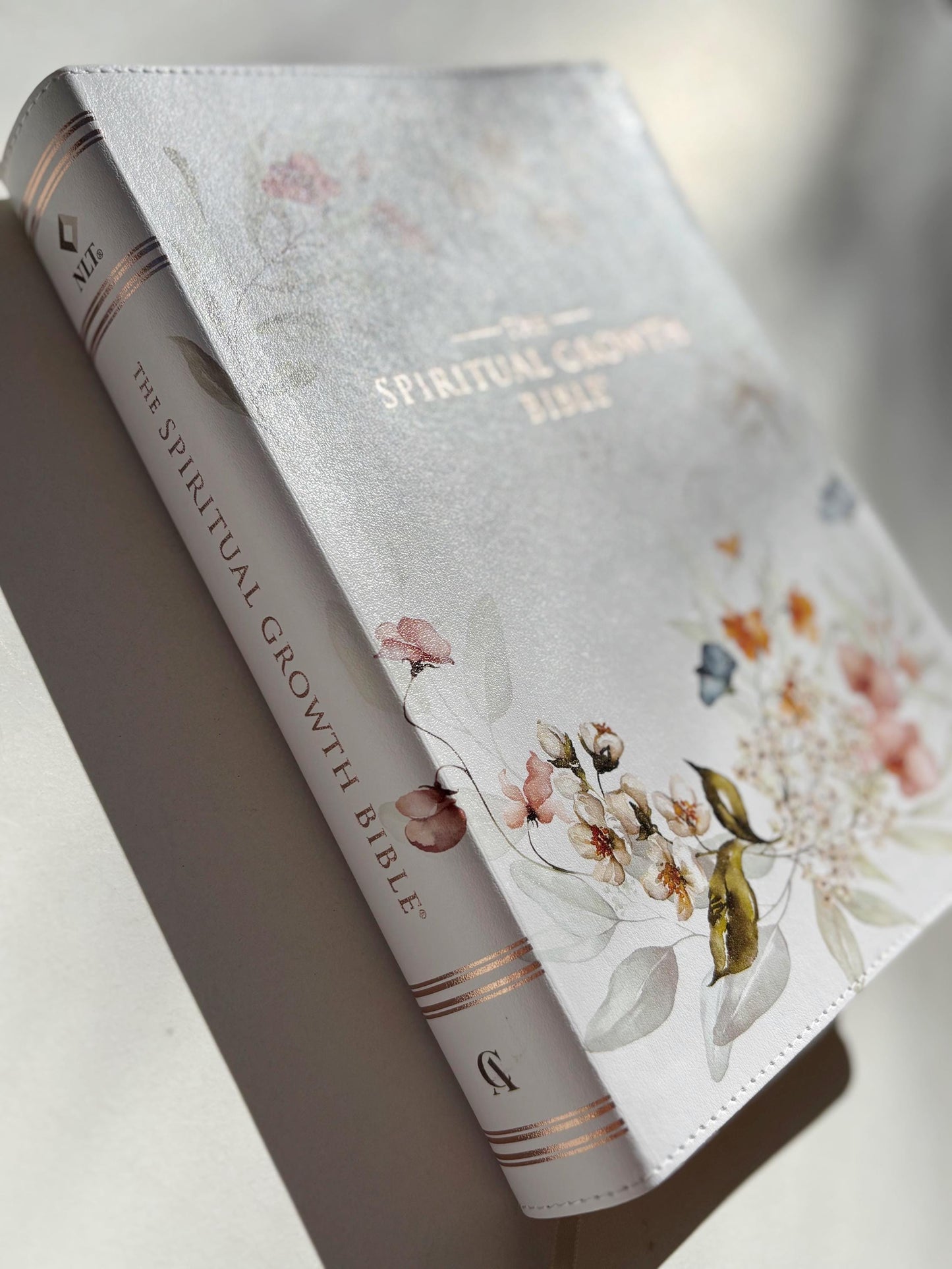 Floral NLT Tabbed Holy Bible for Gift for Christian New Living Testament Bible Study Gift for Spiritual Growth Bible Youth Group Bible