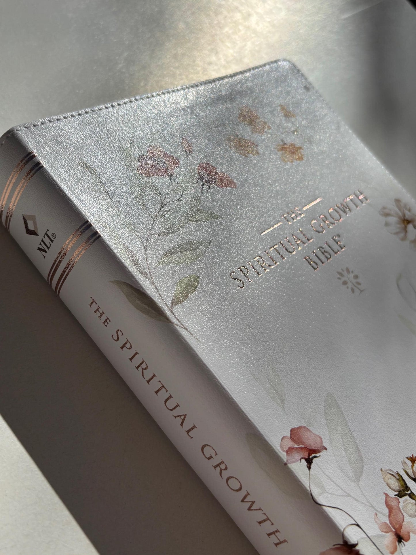 Floral NLT Tabbed Holy Bible for Gift for Christian New Living Testament Bible Study Gift for Spiritual Growth Bible Youth Group Bible