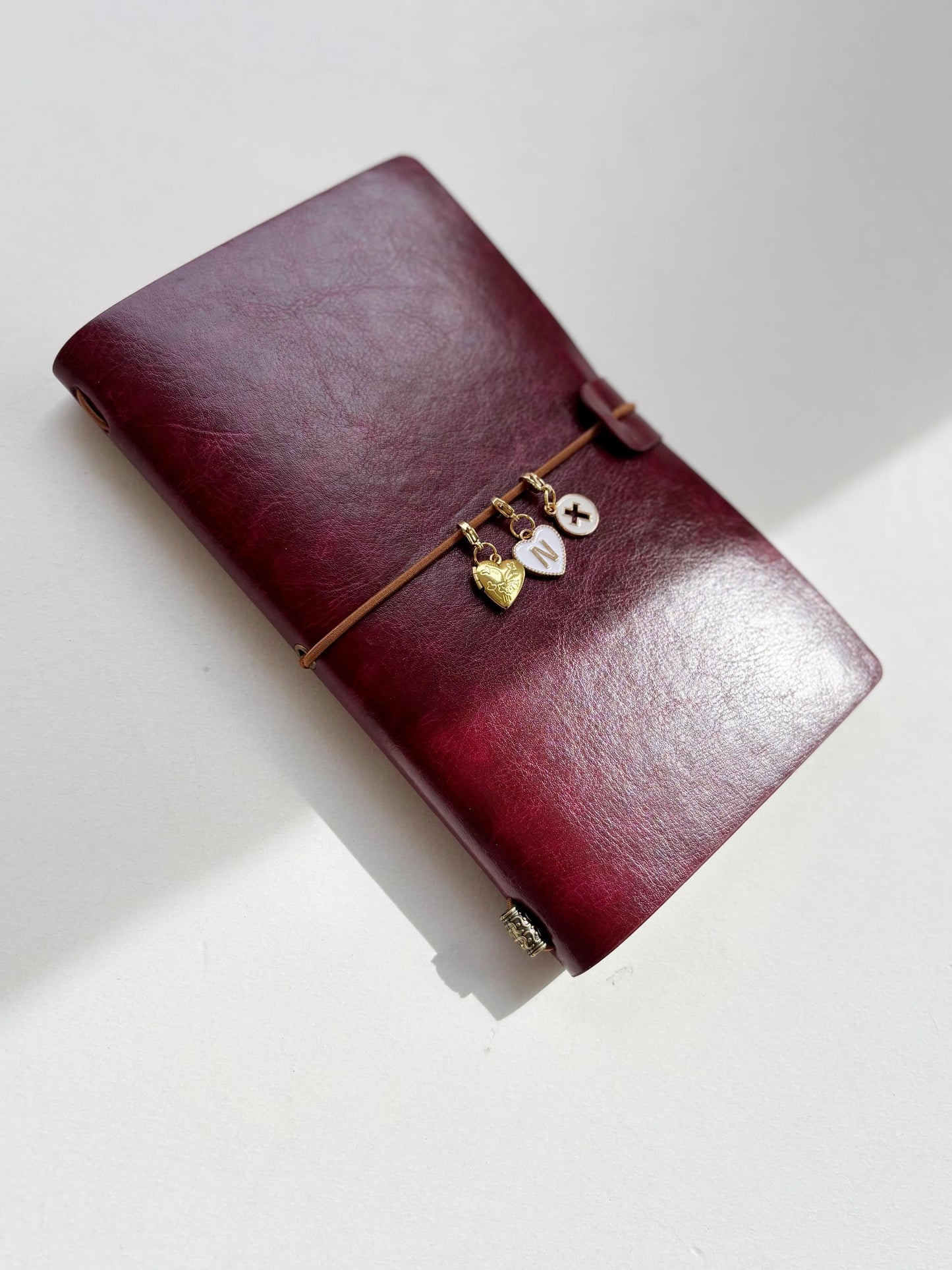 Personalized traveler leather journal notebook custom vegan leather engraved refillable luxury journal cover faux leather notebook