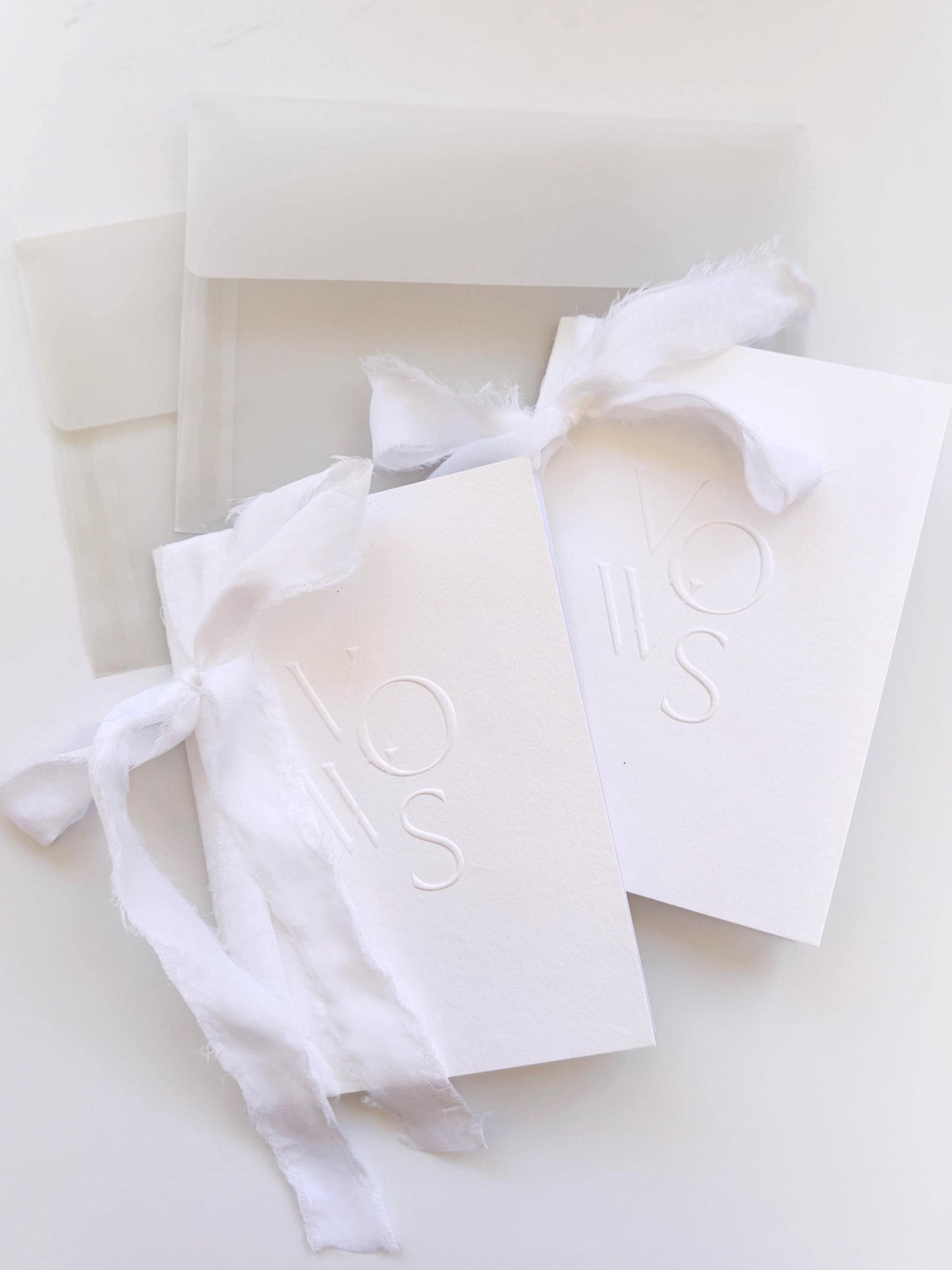 Embossed Elegant Vow Book Set for Couple Engagement Gift For Classic Beach Wedding Ceremony Personalized Gender Neutral Custom Vow Booklet