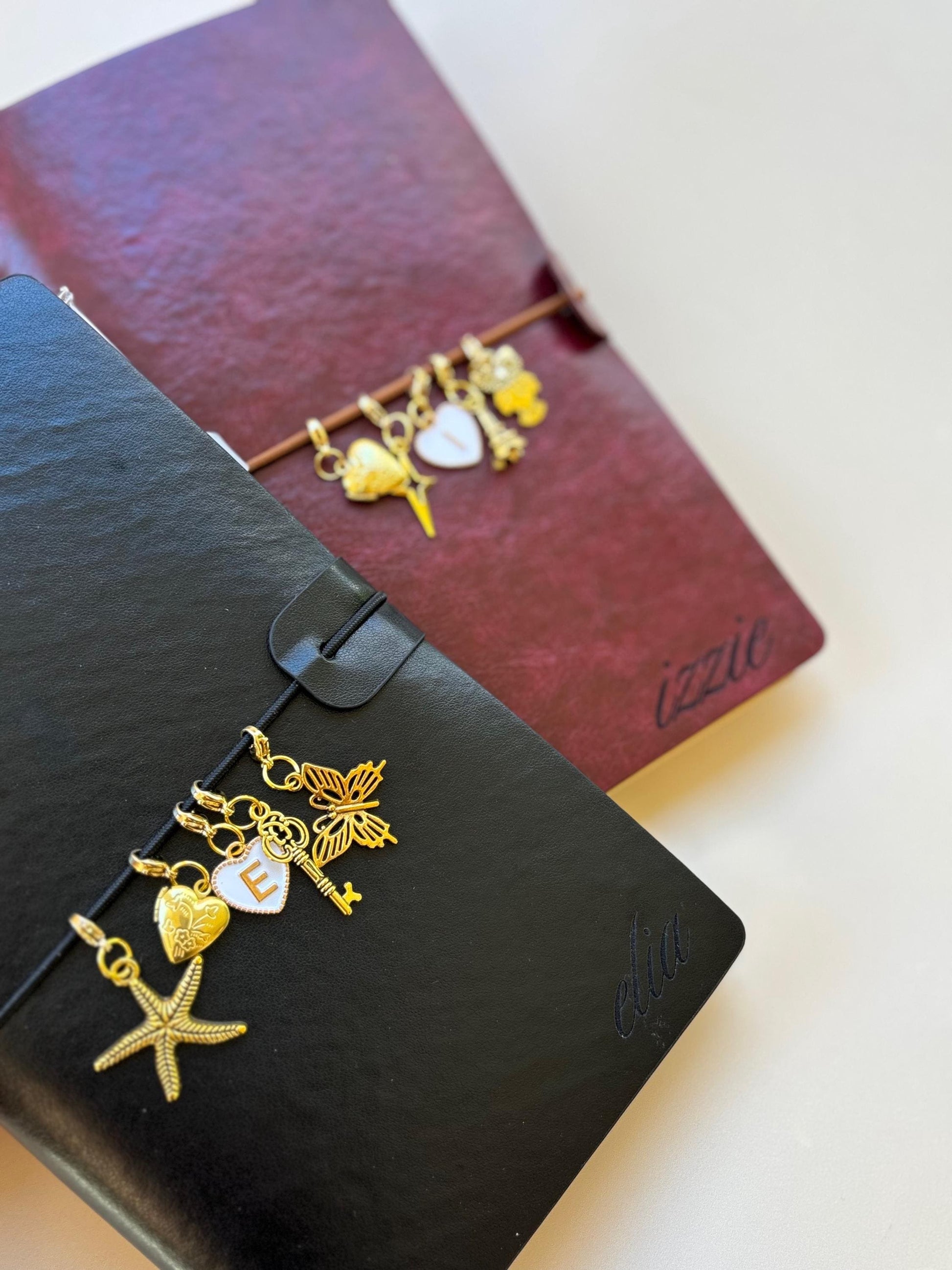 Personalized traveler leather journal notebook custom vegan leather engraved refillable luxury journal cover faux leather notebook