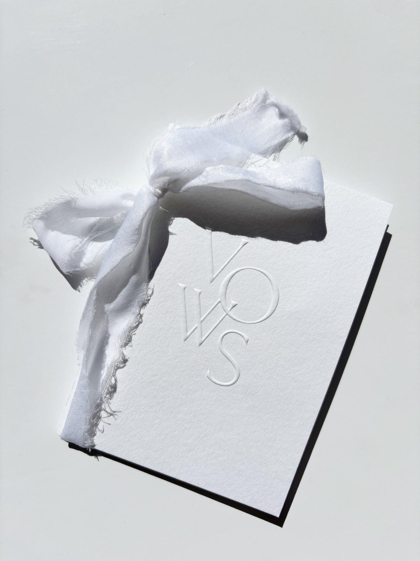Embossed Elegant Vow Book Set for Couple Engagement Gift For Classic Beach Wedding Ceremony Personalized Gender Neutral Custom Vow Booklet