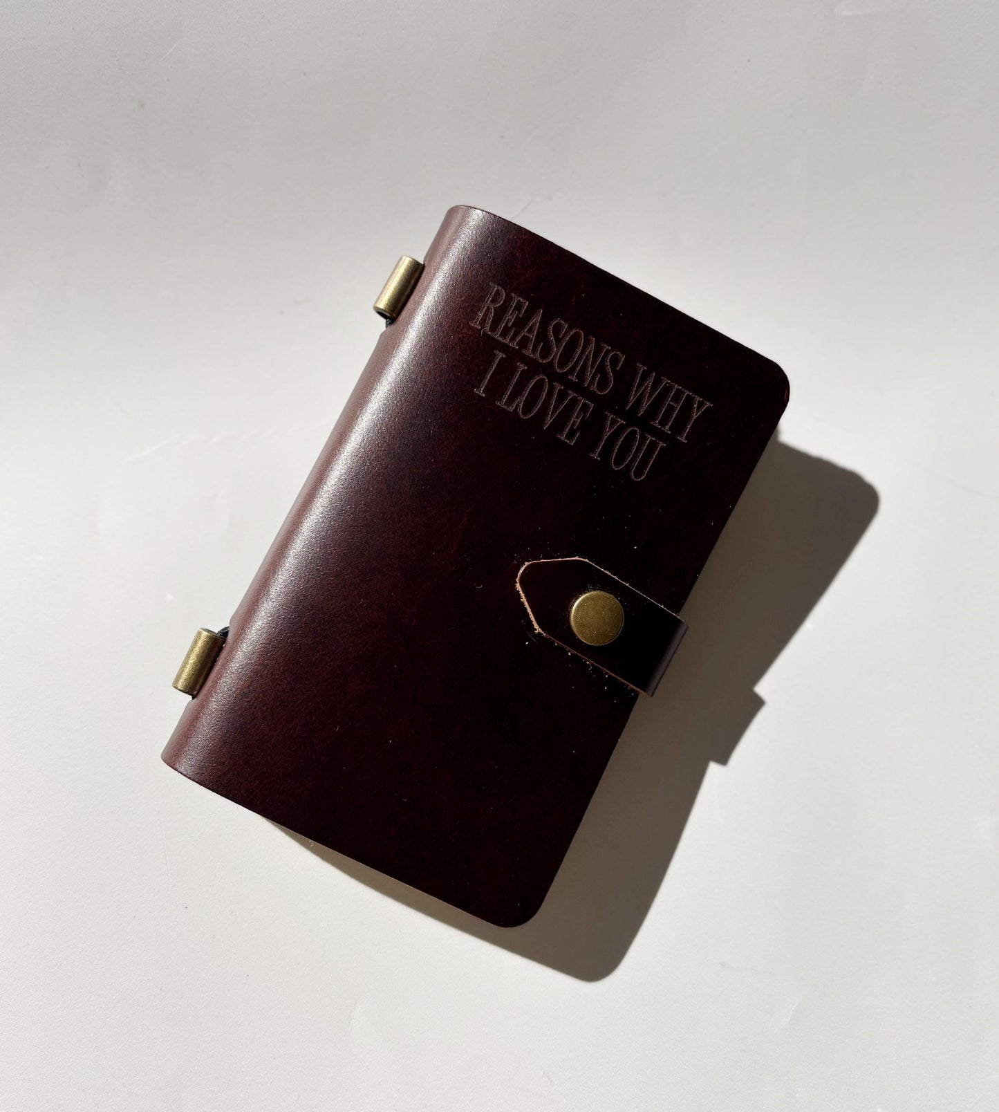 Personalized Leather Notebook for Dad Engraved Leather Journal Gift for Grandpa Birthday Unique Gift Idea Custom Father Day Sentimental Gift