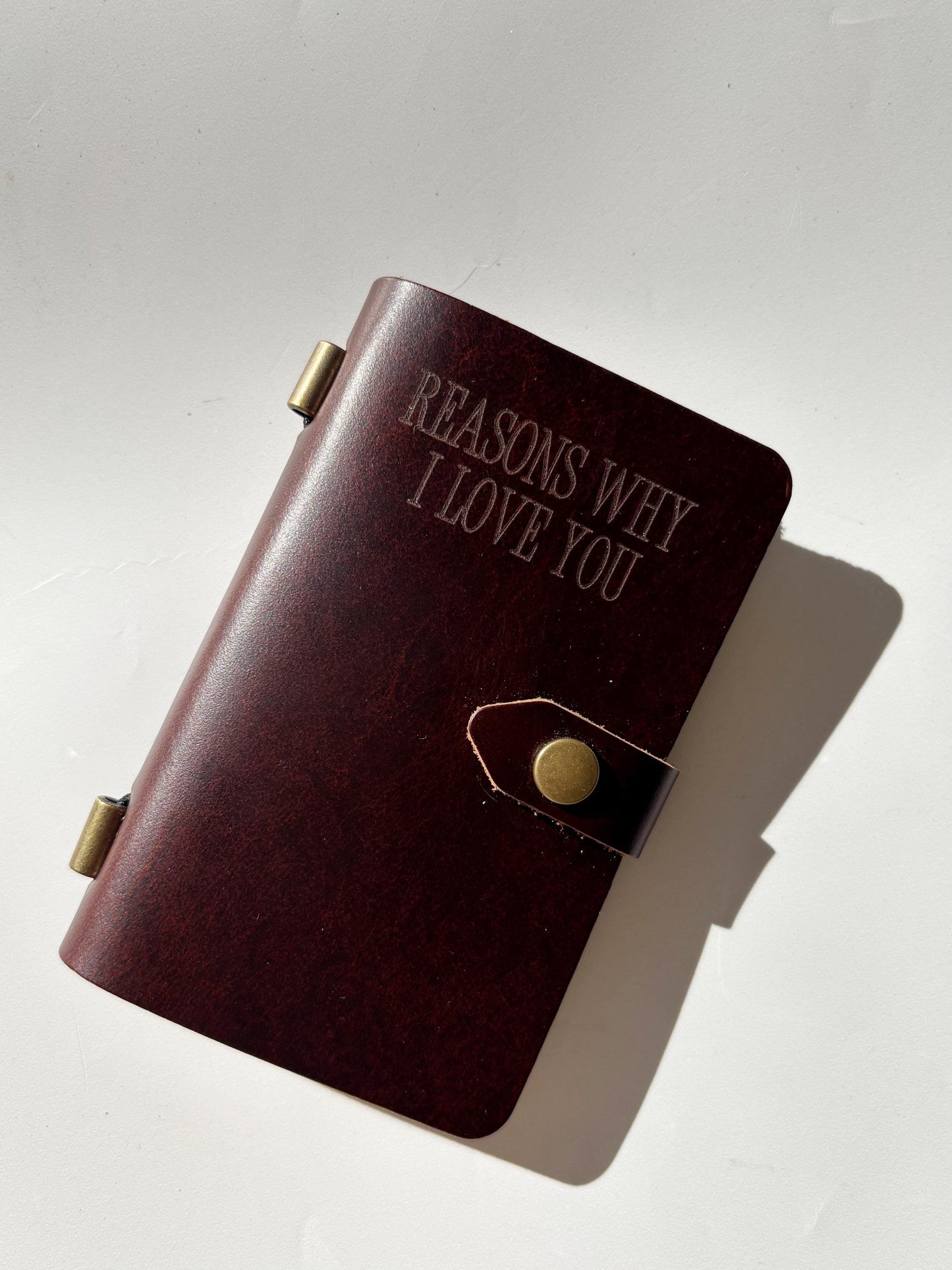 Personalized Leather Notebook for Dad Engraved Leather Journal Gift for Grandpa Birthday Unique Gift Idea Custom Father Day Sentimental Gift