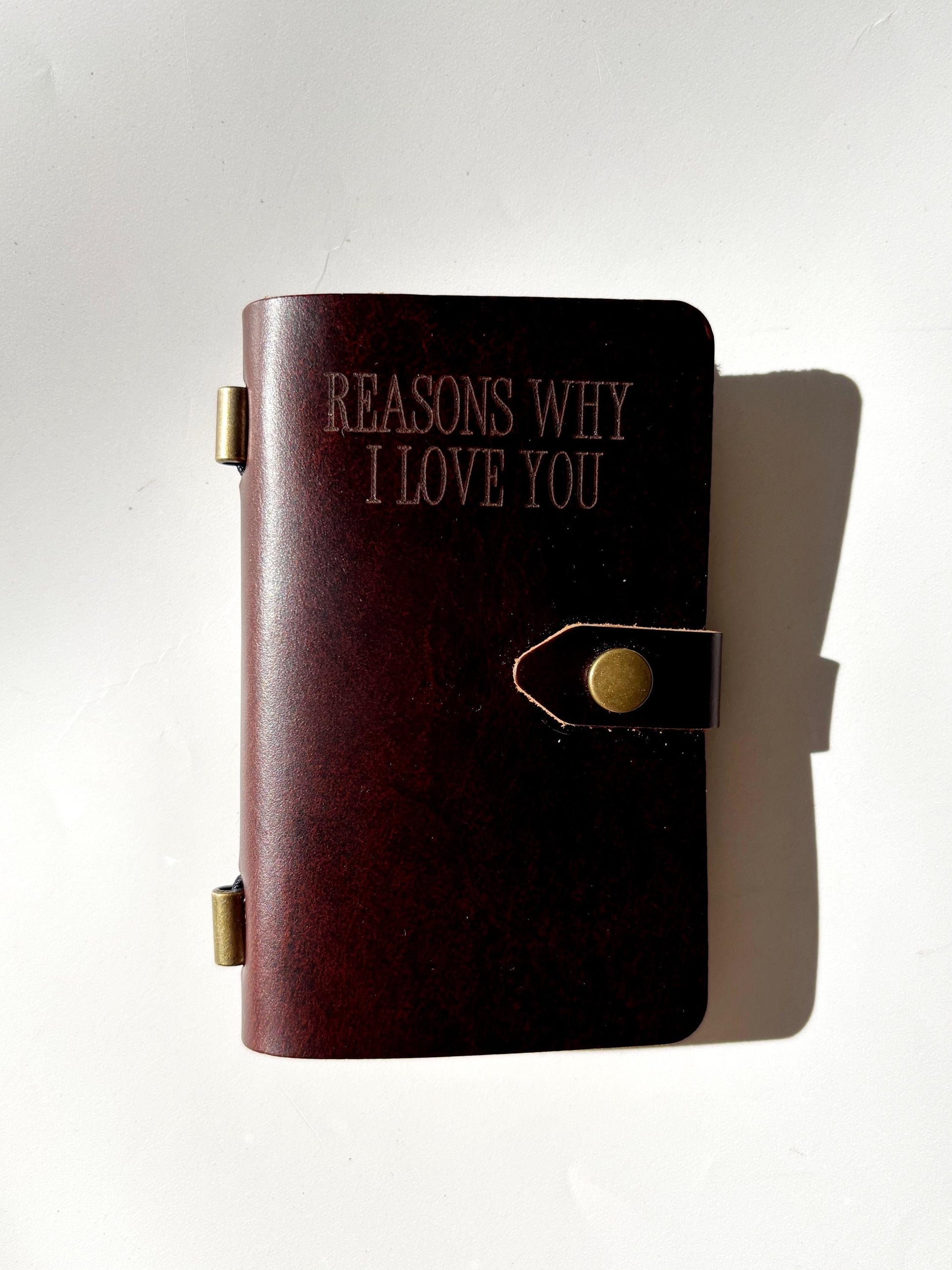 Personalized Leather Notebook for Dad Engraved Leather Journal Gift for Grandpa Birthday Unique Gift Idea Custom Father Day Sentimental Gift