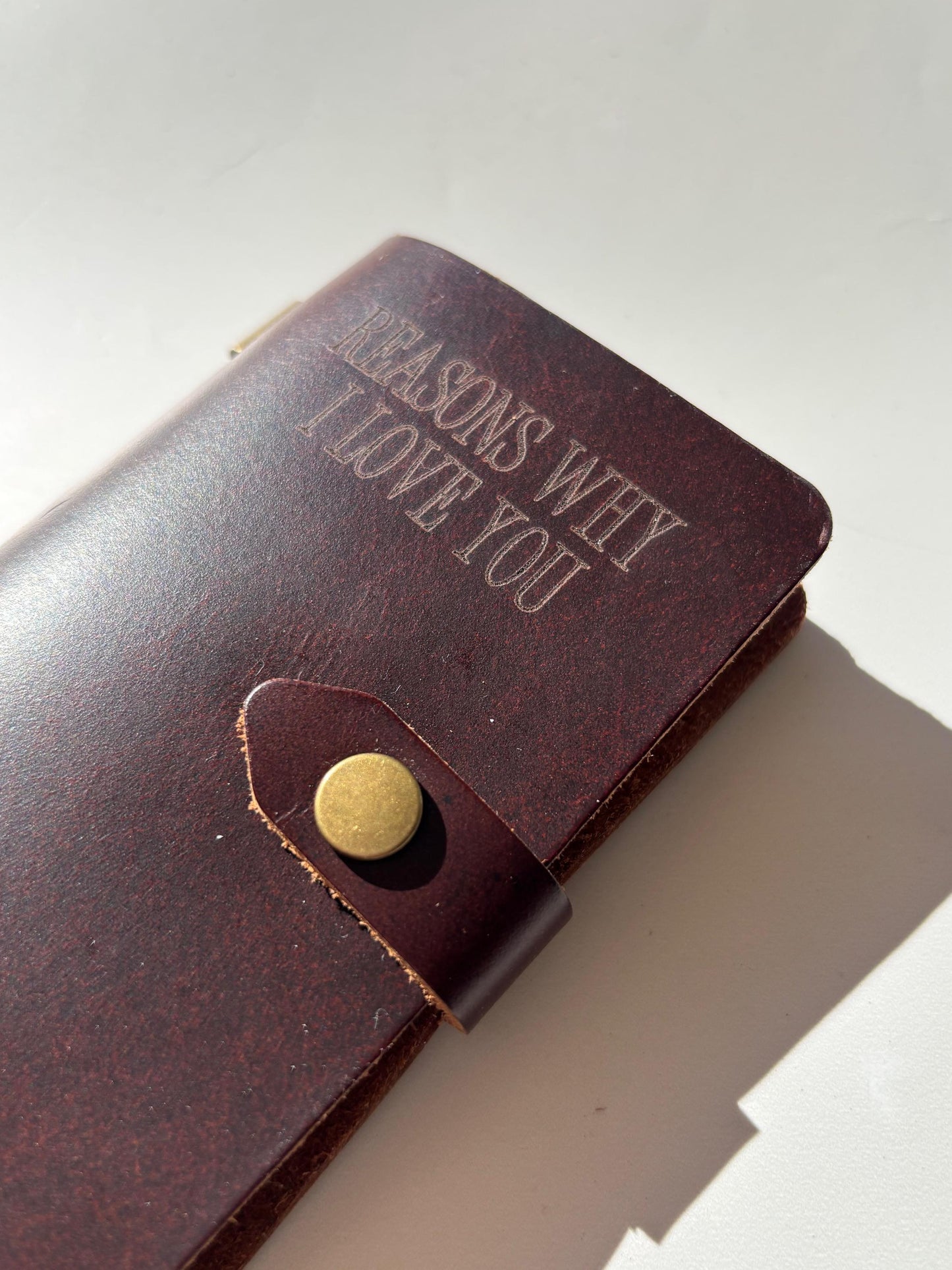Personalized Leather Notebook for Dad Engraved Leather Journal Gift for Grandpa Birthday Unique Gift Idea Custom Father Day Sentimental Gift