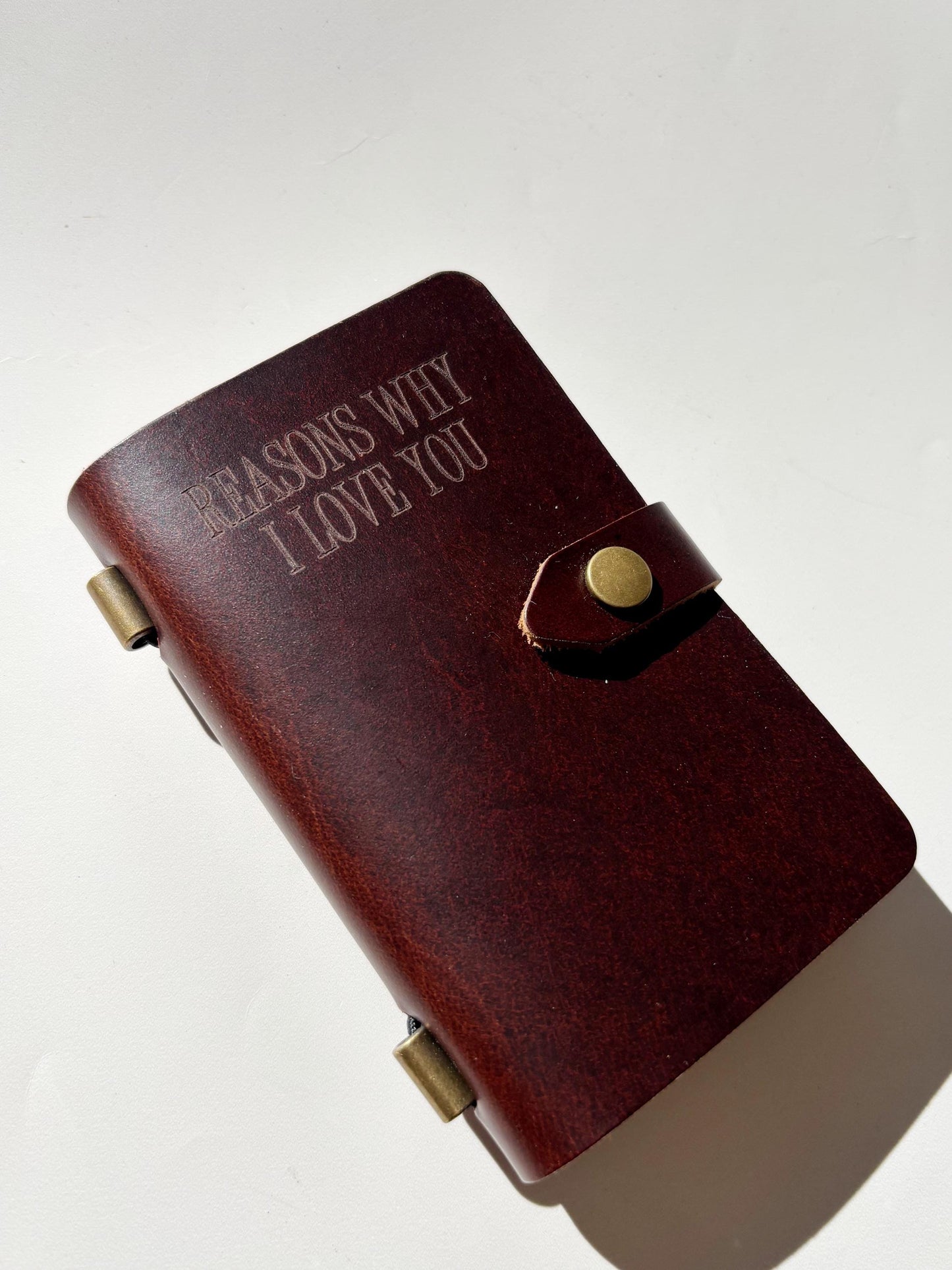 Personalized Leather Notebook for Dad Engraved Leather Journal Gift for Grandpa Birthday Unique Gift Idea Custom Father Day Sentimental Gift