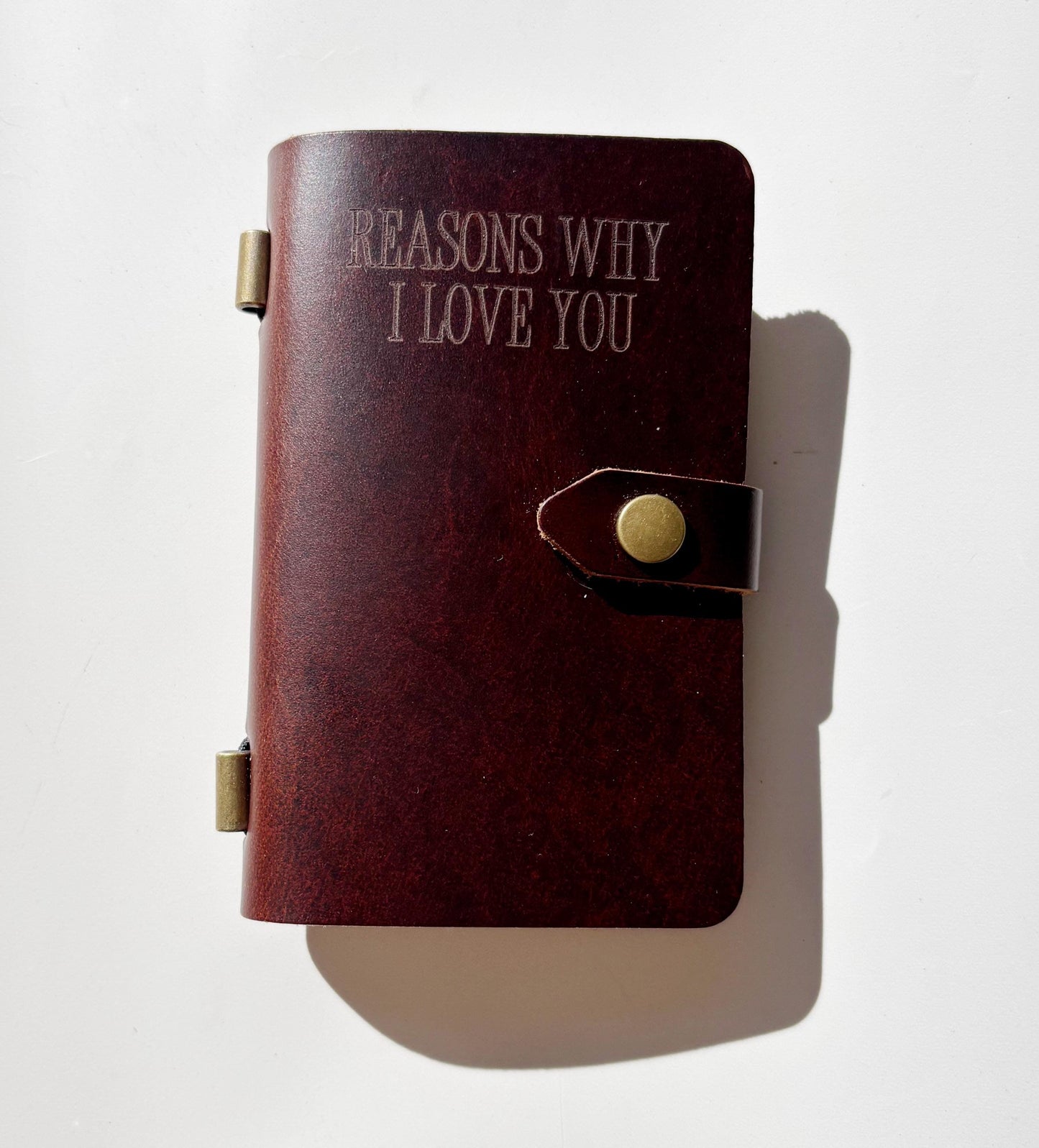 Personalized Leather Notebook for Dad Engraved Leather Journal Gift for Grandpa Birthday Unique Gift Idea Custom Father Day Sentimental Gift