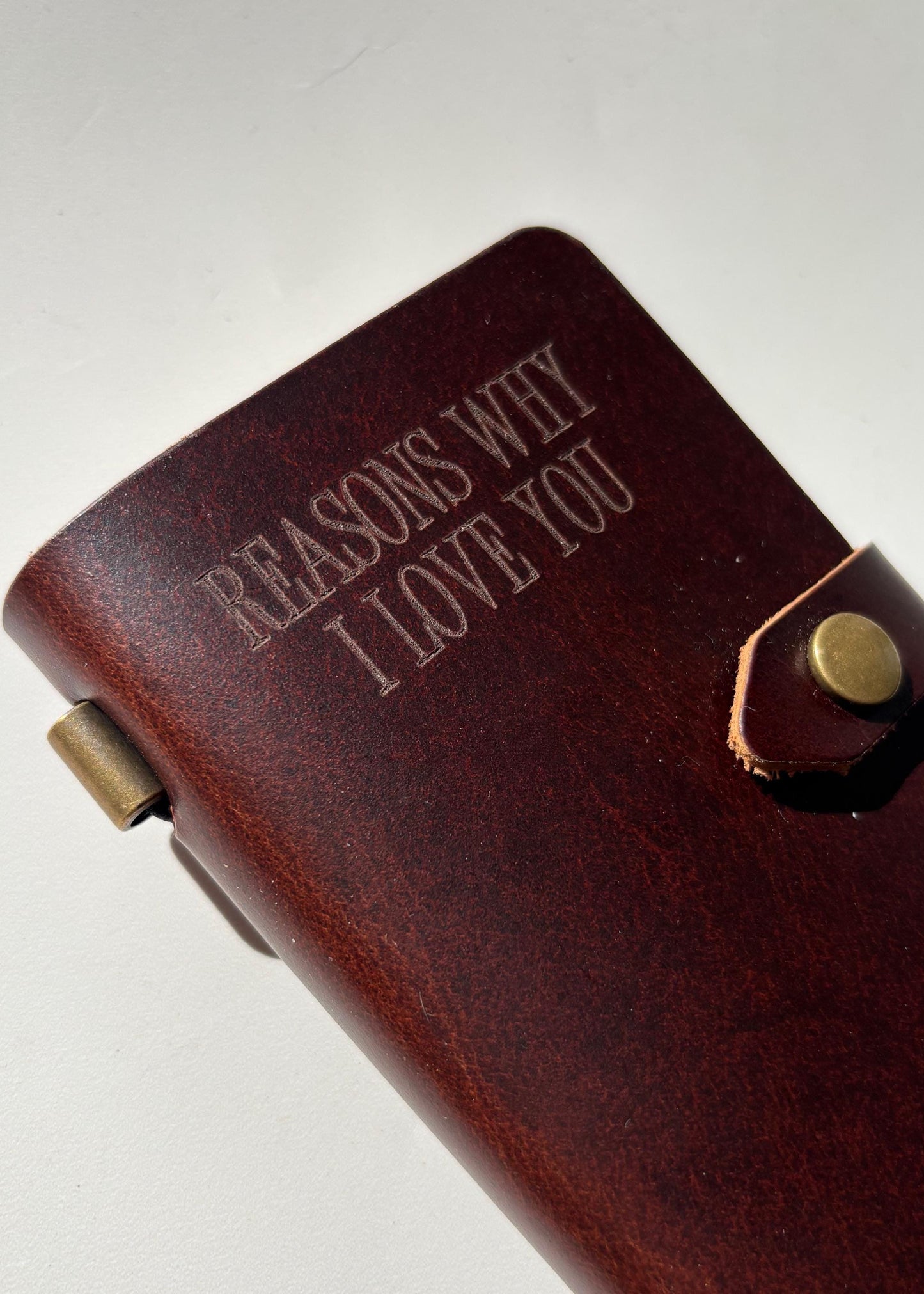Personalized Leather Notebook for Dad Engraved Leather Journal Gift for Grandpa Birthday Unique Gift Idea Custom Father Day Sentimental Gift