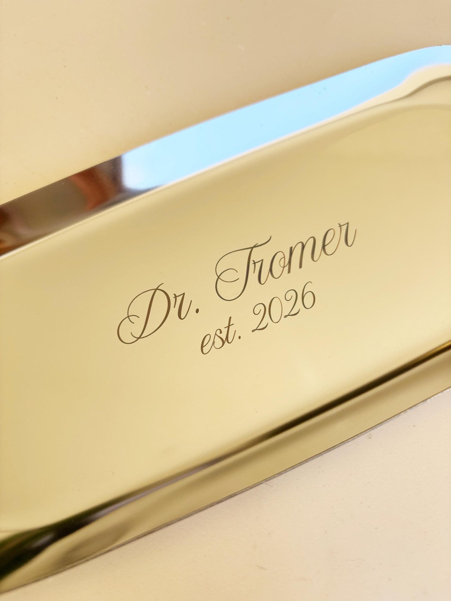Personalized Engraved Jewelry Dish Gift for Doctorate Degree PhD New Doctor Appreciation Gift for Office Custom Job Promotion Gift for Grad