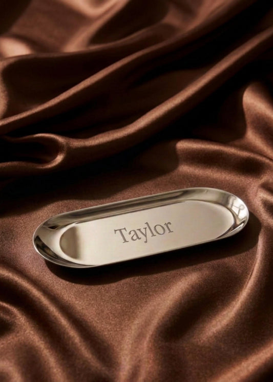 Personalized Gift for Dad Custom Engraved Catchall Tray Engraved Fathers Day Unique Gift Idea for Granddad Monogram Grandpa Sentimental Gift