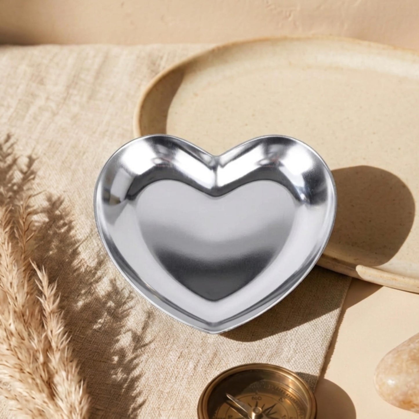 Engraved Ring Dish Jewelry Trinket Earring Dish Custom Engraved Monogram Catchall Bathroom Vanity Heart Tray Personalized Bridesmaid Gift