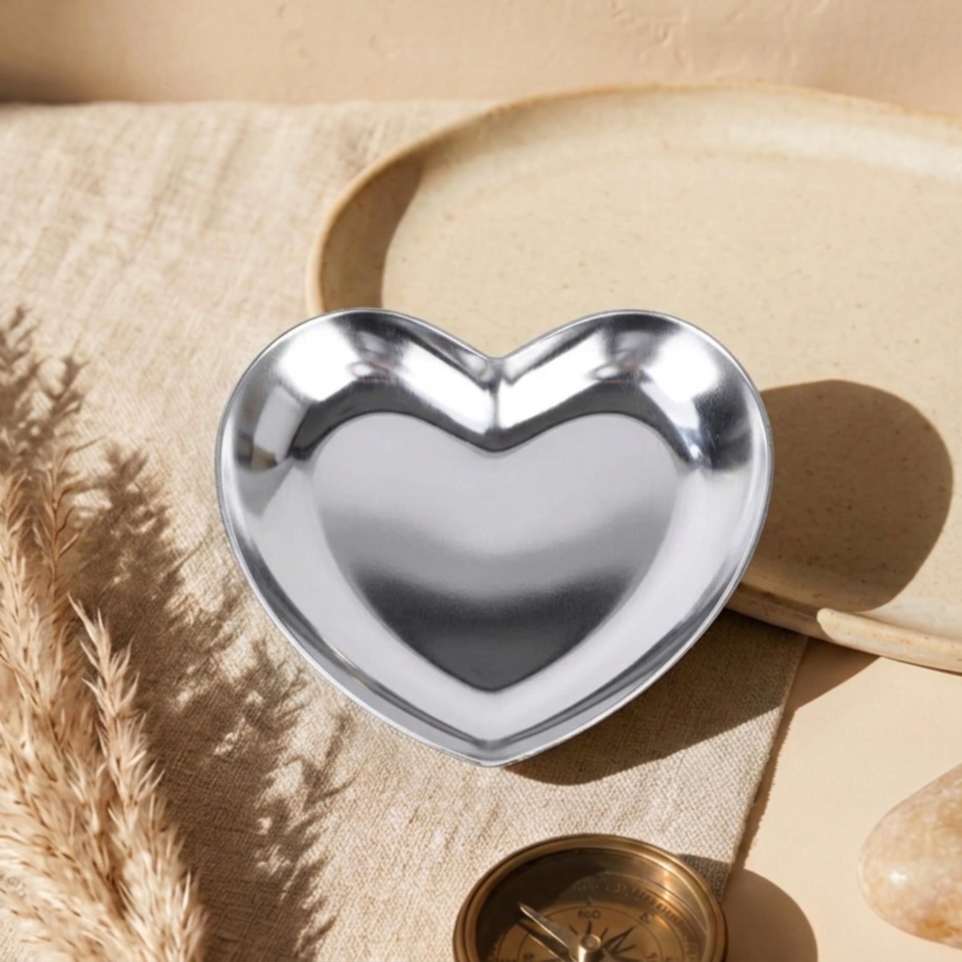 Engraved Ring Dish Jewelry Trinket Earring Dish Custom Engraved Monogram Catchall Bathroom Vanity Heart Tray Personalized Bridesmaid Gift