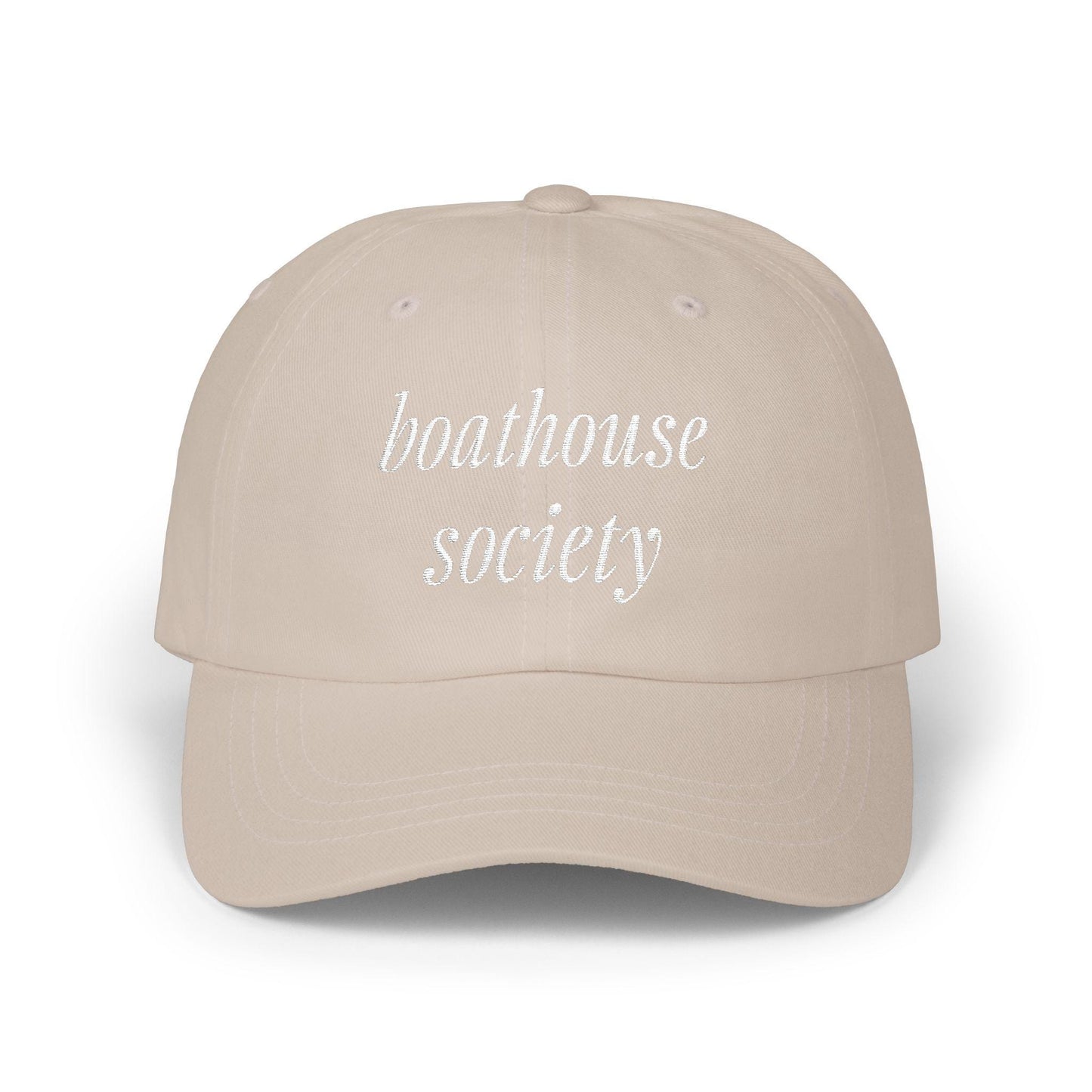 Navy Dad Hat Embroidered Text Baseball Cap Adjustable Strap Brass Buckle Boat Owner Yacht Club Sailing Sport Lake House Cabin Life Camp