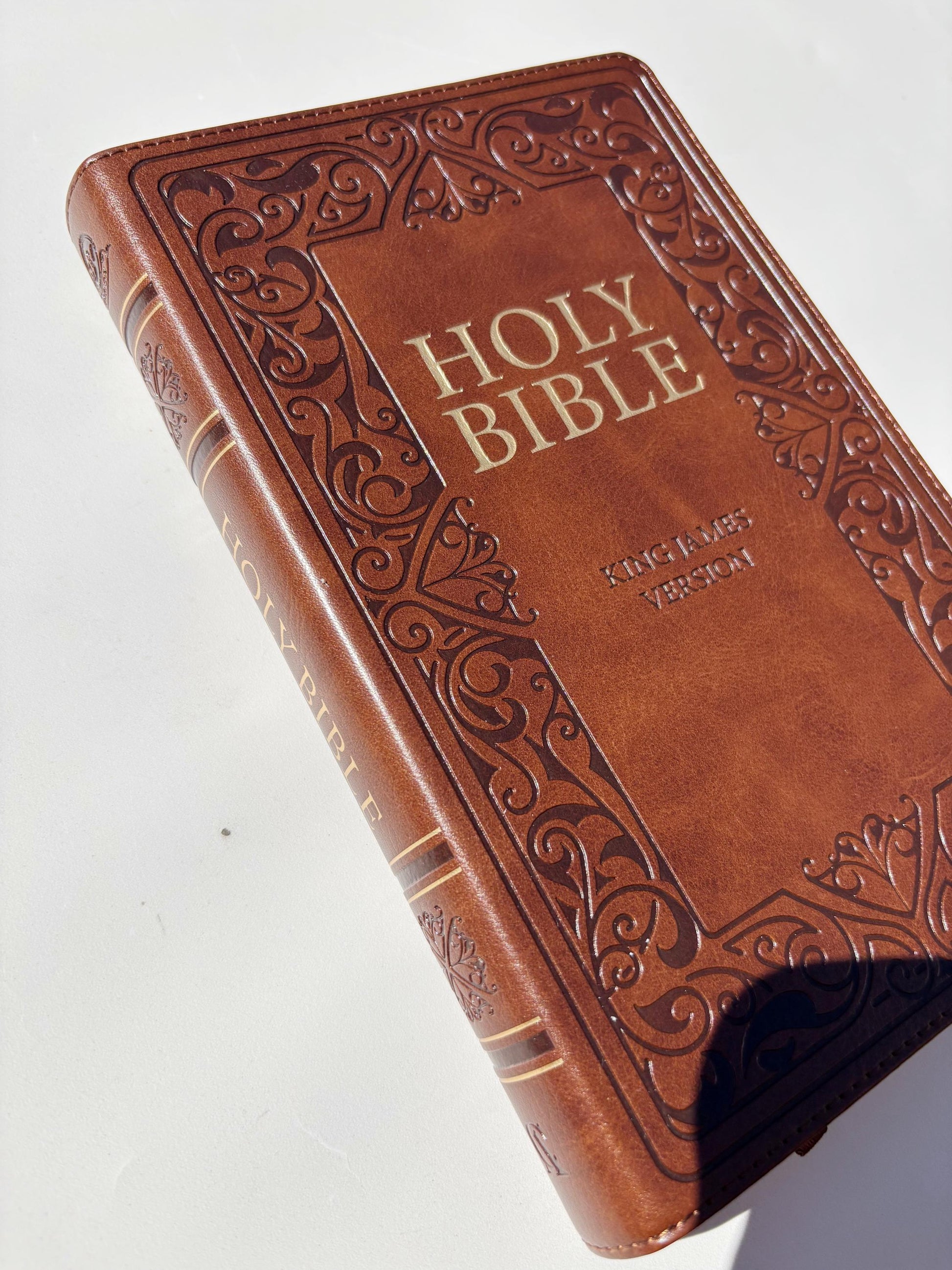 Custom KJV Bible Engraved Holy Bible Gift for Him Bible Study Gift for Christian Son Baptism Car Bible College Graduation Gift for Pastor