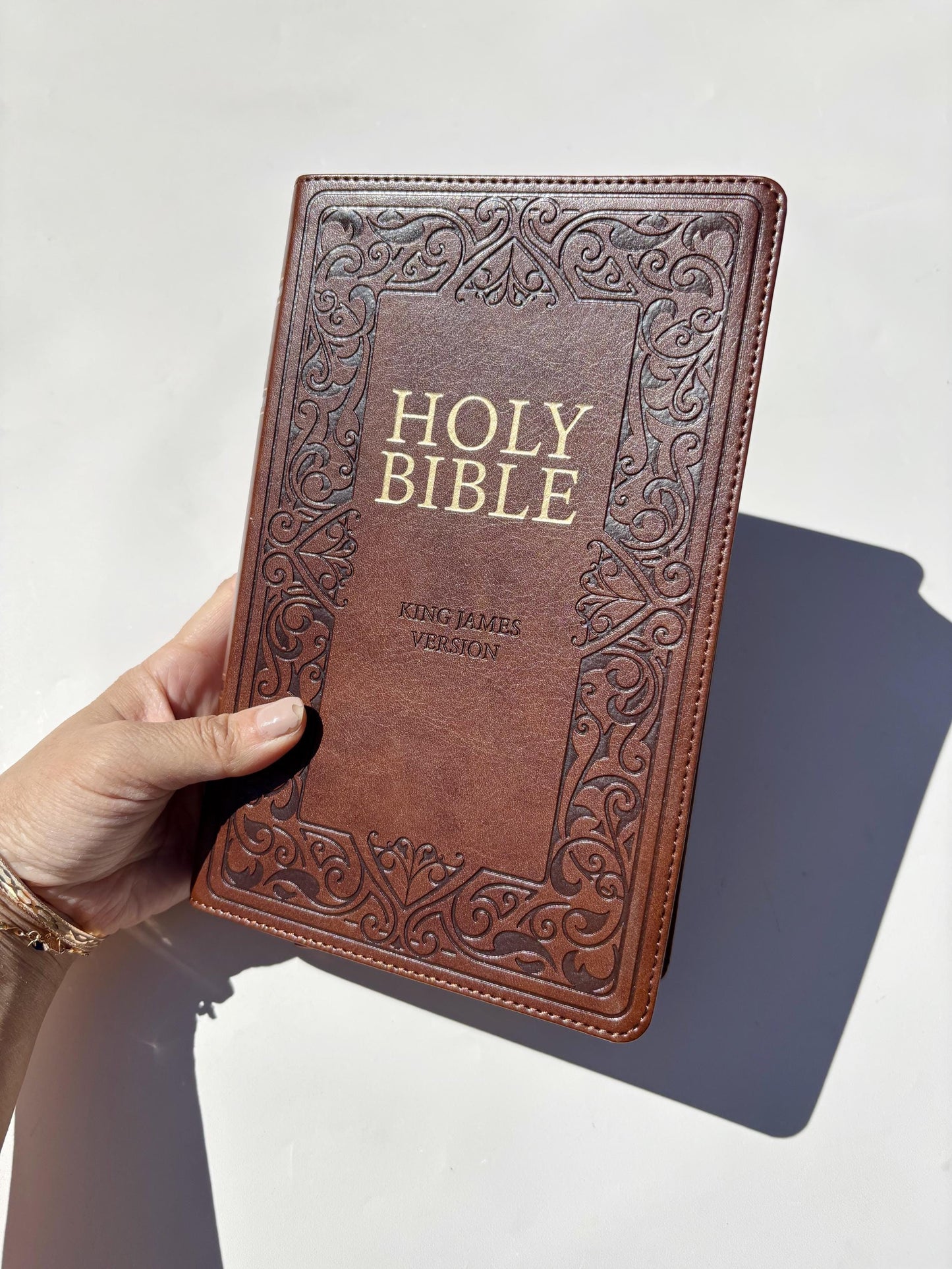 Custom KJV Bible Engraved Holy Bible Gift for Him Bible Study Gift for Christian Son Baptism Car Bible College Graduation Gift for Pastor