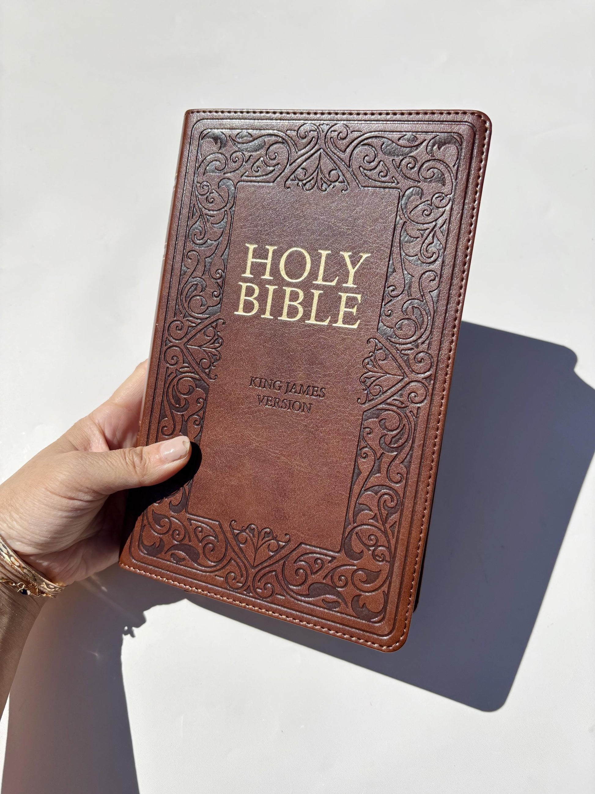 Custom KJV Bible Engraved Holy Bible Gift for Him Bible Study Gift for Christian Son Baptism Car Bible College Graduation Gift for Pastor