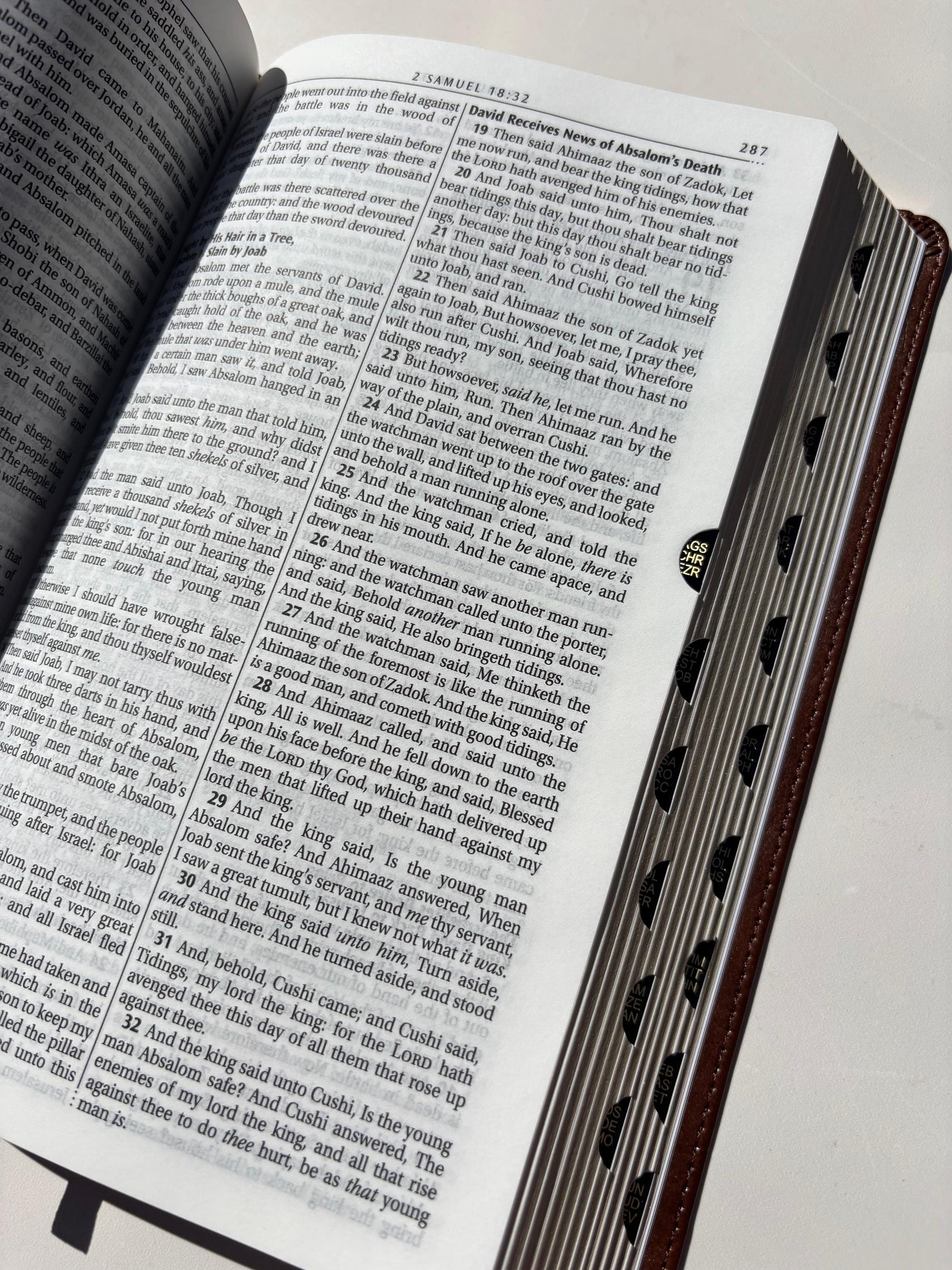 Custom KJV Bible Engraved Holy Bible Gift for Him Bible Study Gift for Christian Son Baptism Car Bible College Graduation Gift for Pastor