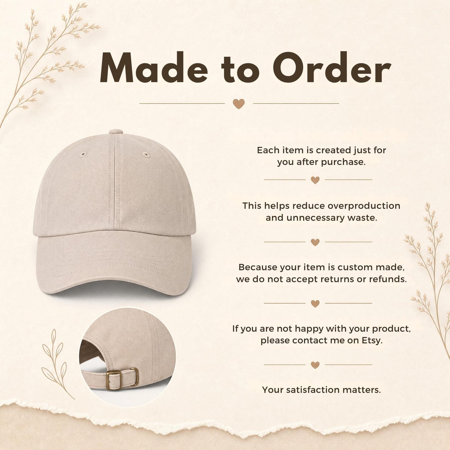 Navy Dad Hat Embroidered Text Baseball Cap Adjustable Strap Brass Buckle Boat Owner Yacht Club Sailing Sport Lake House Cabin Life Camp