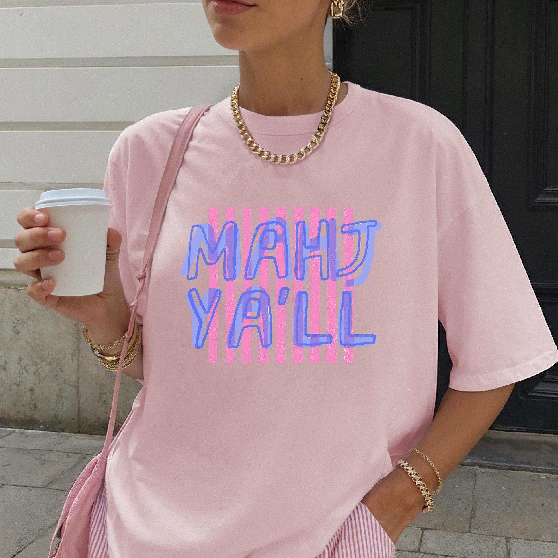 Mahjong Lover Gift Ideas Mahjong T-shirt for Ladies Game Night Mahjong Friend Group Graphic Tee Shirt