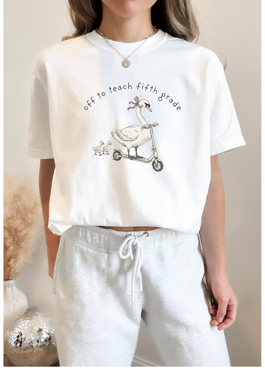 Pilates Graphic Tee Funny Workout Shirt Women Gym Apparel Fitness Gift Goose Design Cotton Top Oversized Comfort Casual Wear
