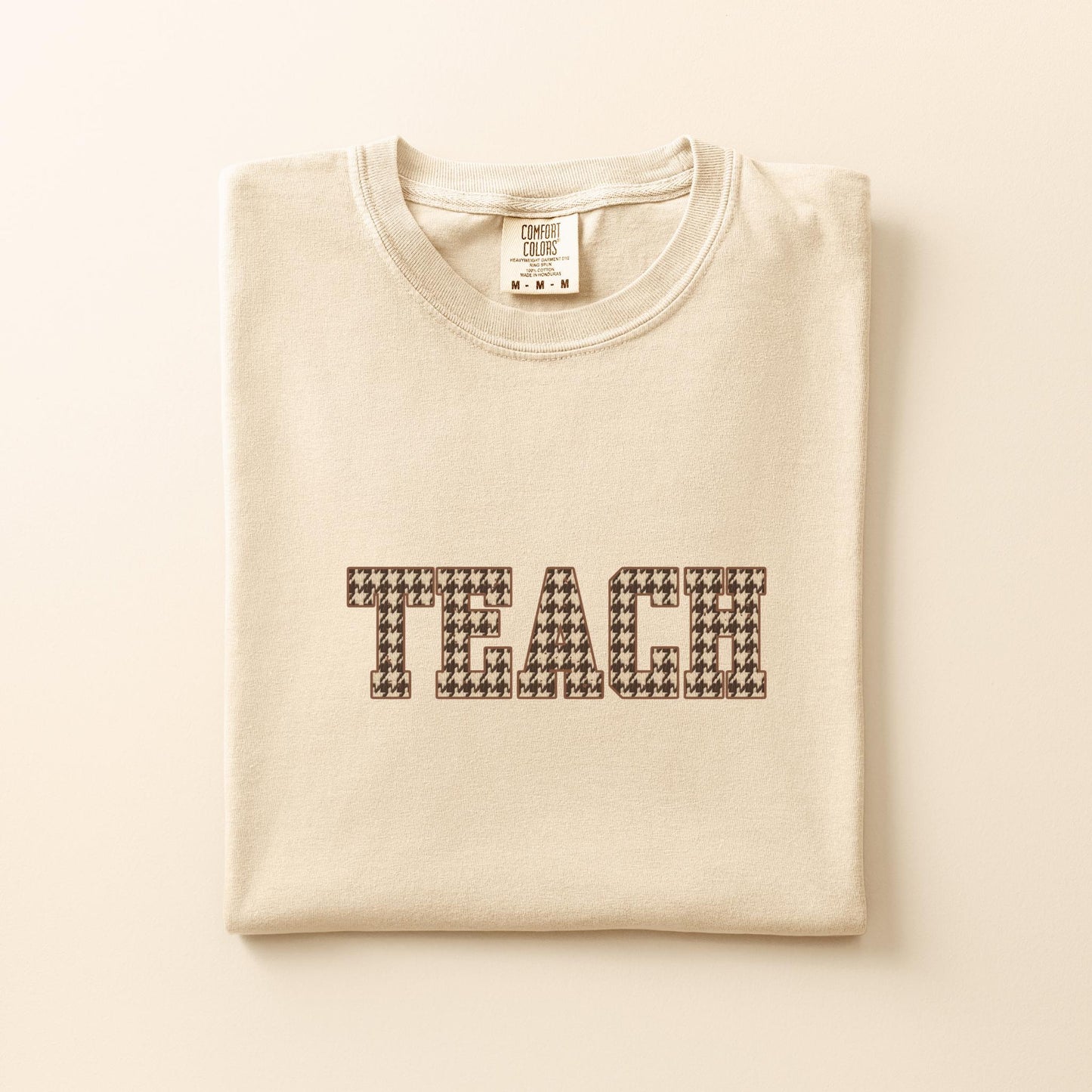 Fall teacher graphic t-shirt comfort color oversized tshirt back to school classroom tee fall neutral brown teacher graphic top casual shirt