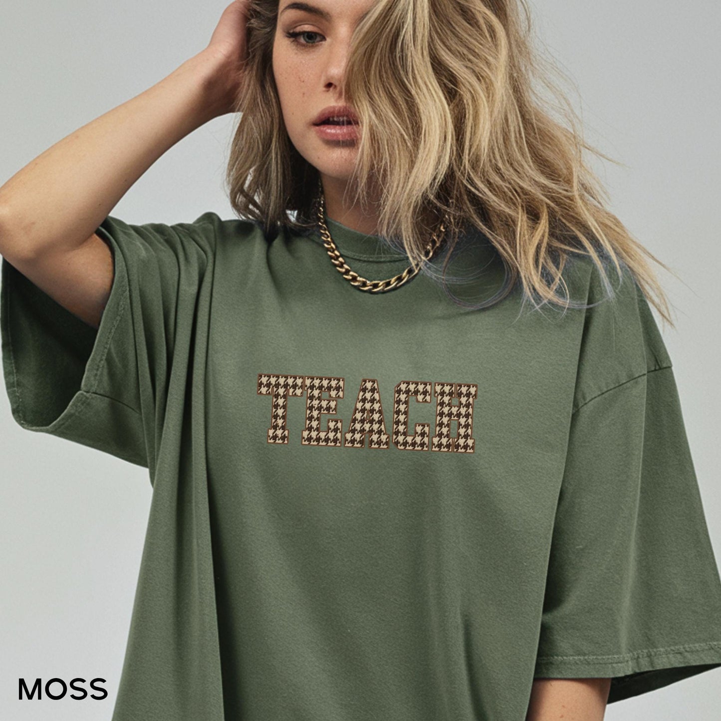 Fall teacher graphic t-shirt comfort color oversized tshirt back to school classroom tee fall neutral brown teacher graphic top casual shirt