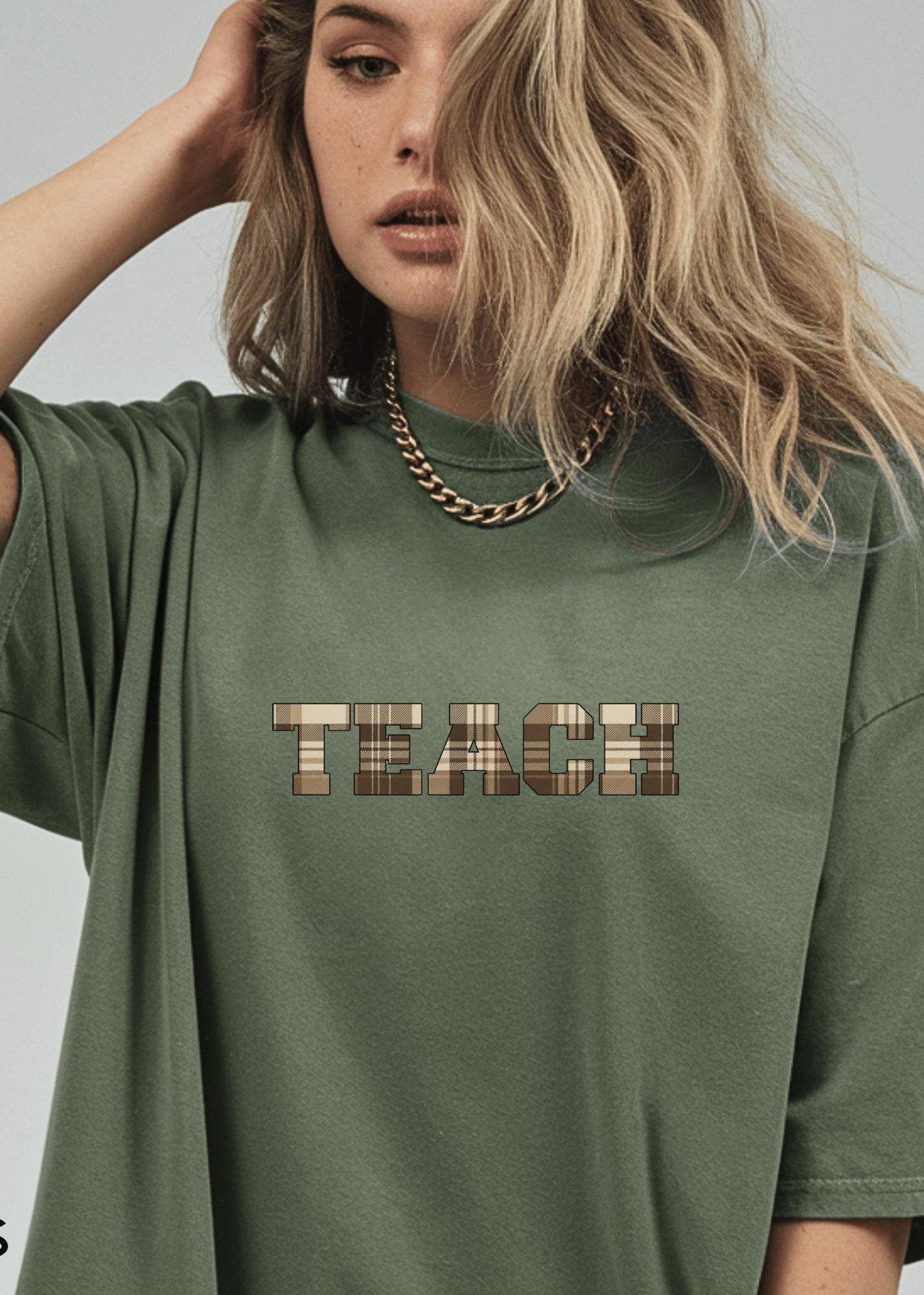Gift for Educator Teacher School Graphic T-shirt Back to School Plaid Tshirt Comfort Color Autumn Tee First Day of School Fall Teaching Tee