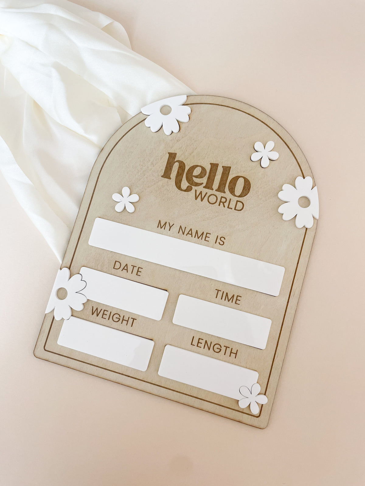 Baby Birth Announcement Sign for Hospital Welcome Baby Arrival Shower Sign for Custom Baby Stat Sign Boho Baby Nursery Decor Newborn Room